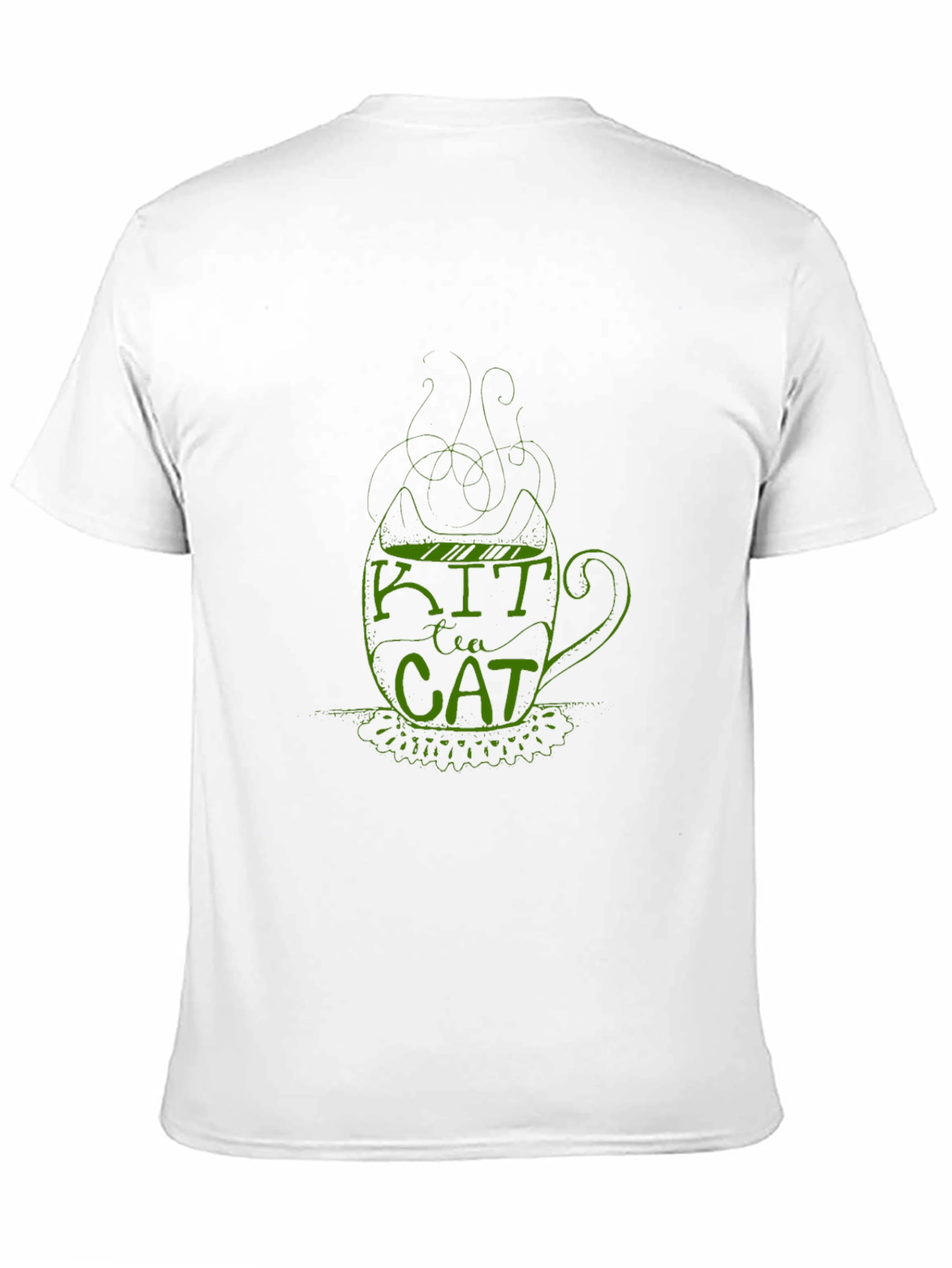 Black Kit Tea Cat T-Shirt - Funny Cat Lover Tee view 11