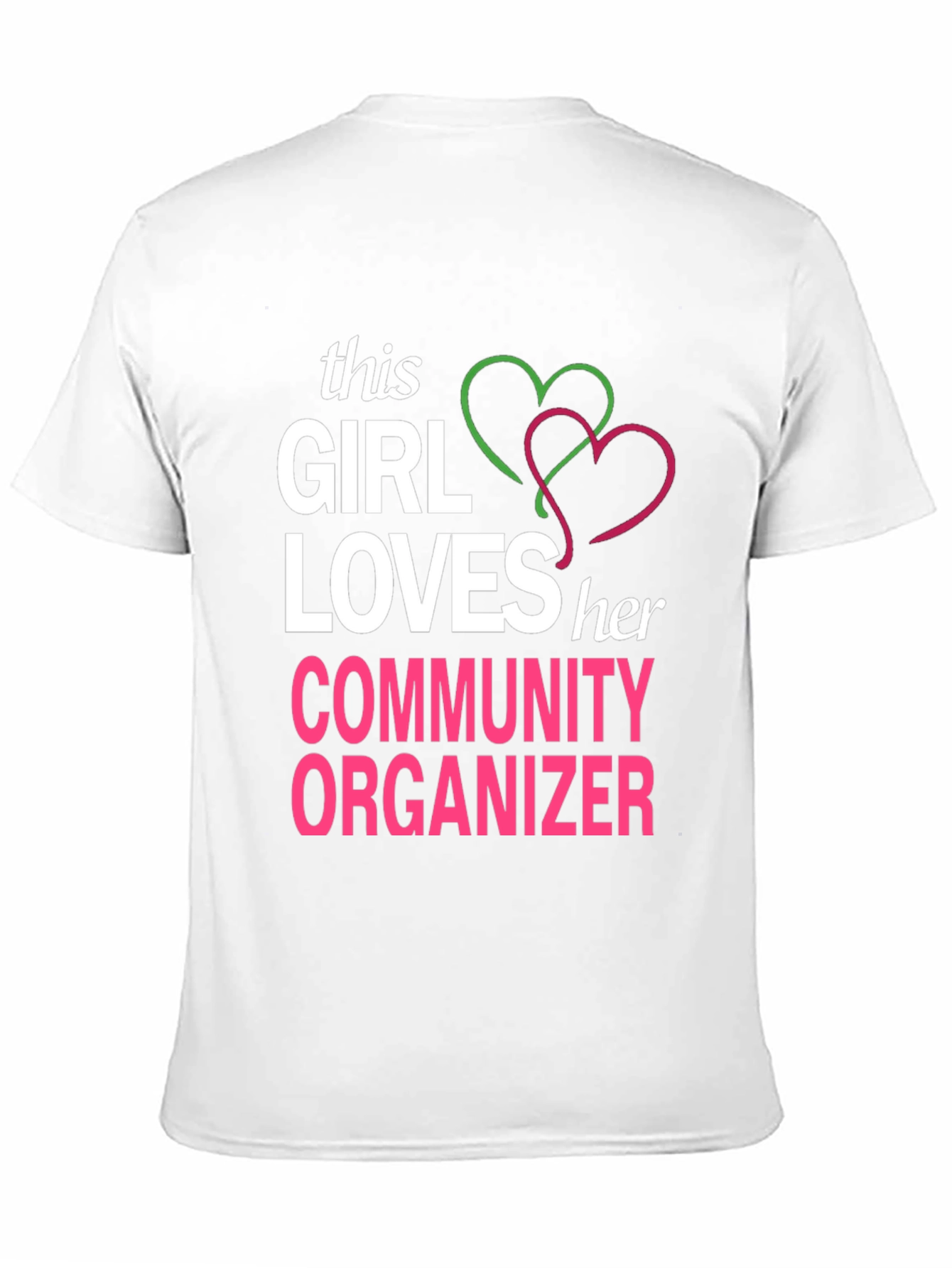 Black Loves Her Community Organizer Black T-Shirt view 11