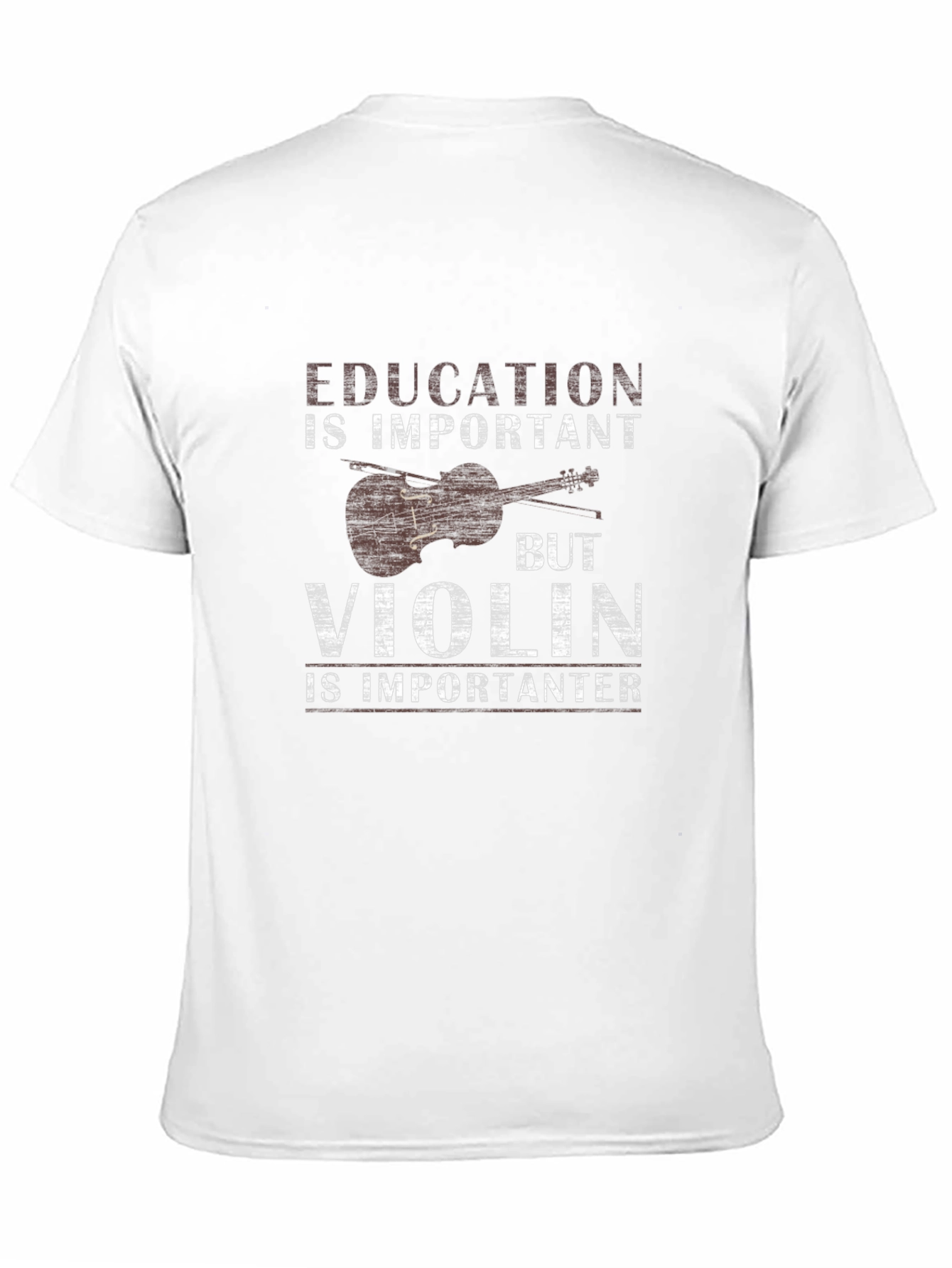 Black Education is Important But Violin Is Importanter Tee view 11