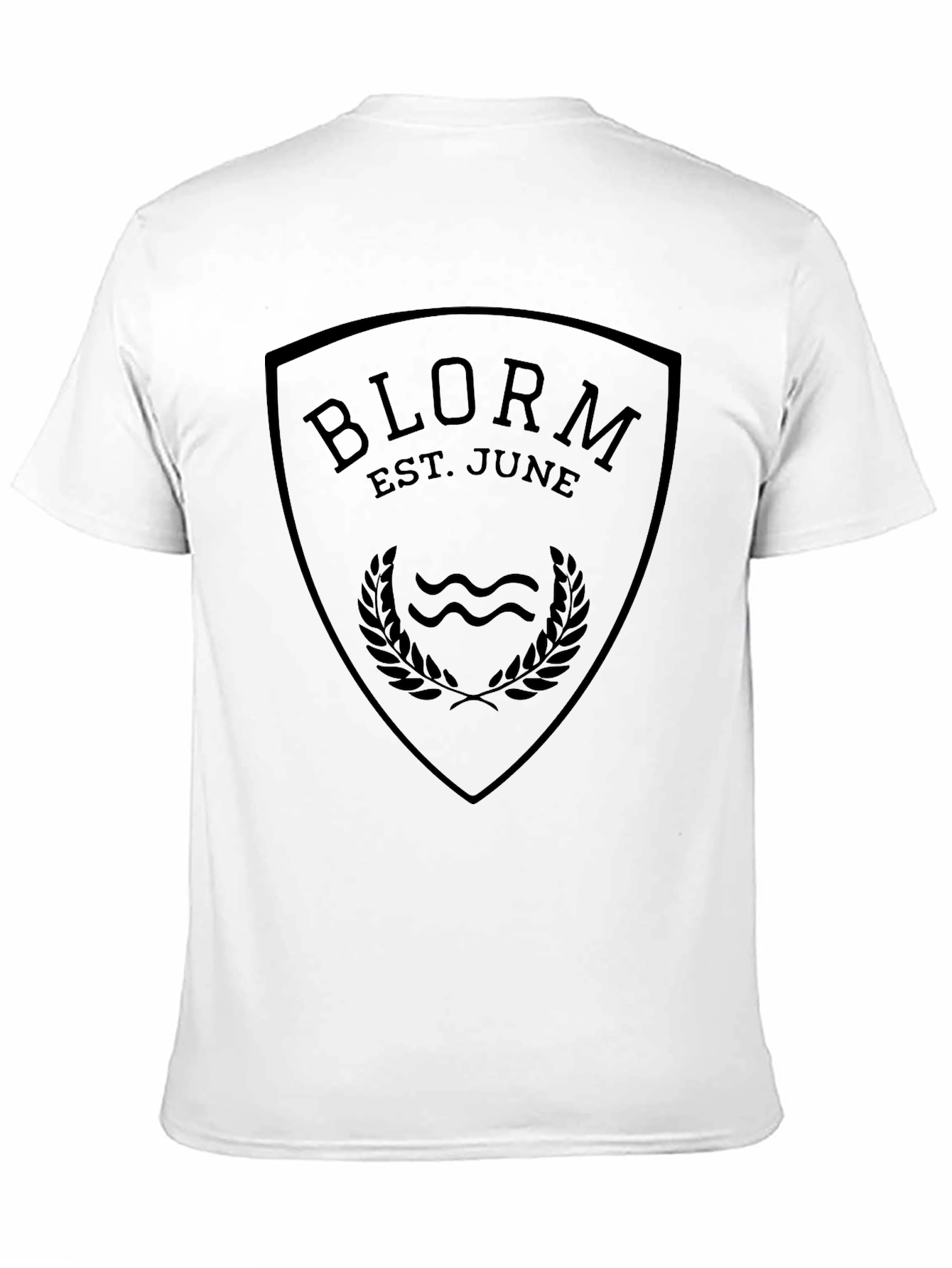Black Blorm Est. June Graphic Tee - Black Cotton Blend view 11