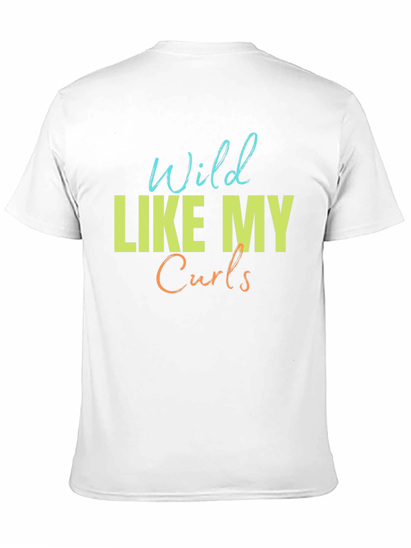 Black Wild Like My Curls T-Shirt - Fun Graphic Tee view 11