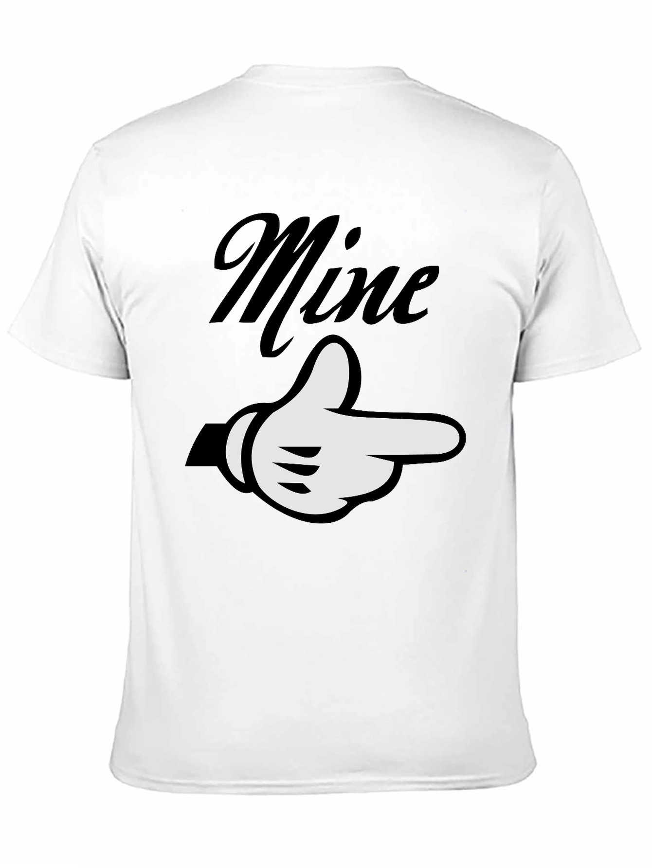 Black Mine Pointing Hand Graphic Tee - Unisex Soft Cotton view 11