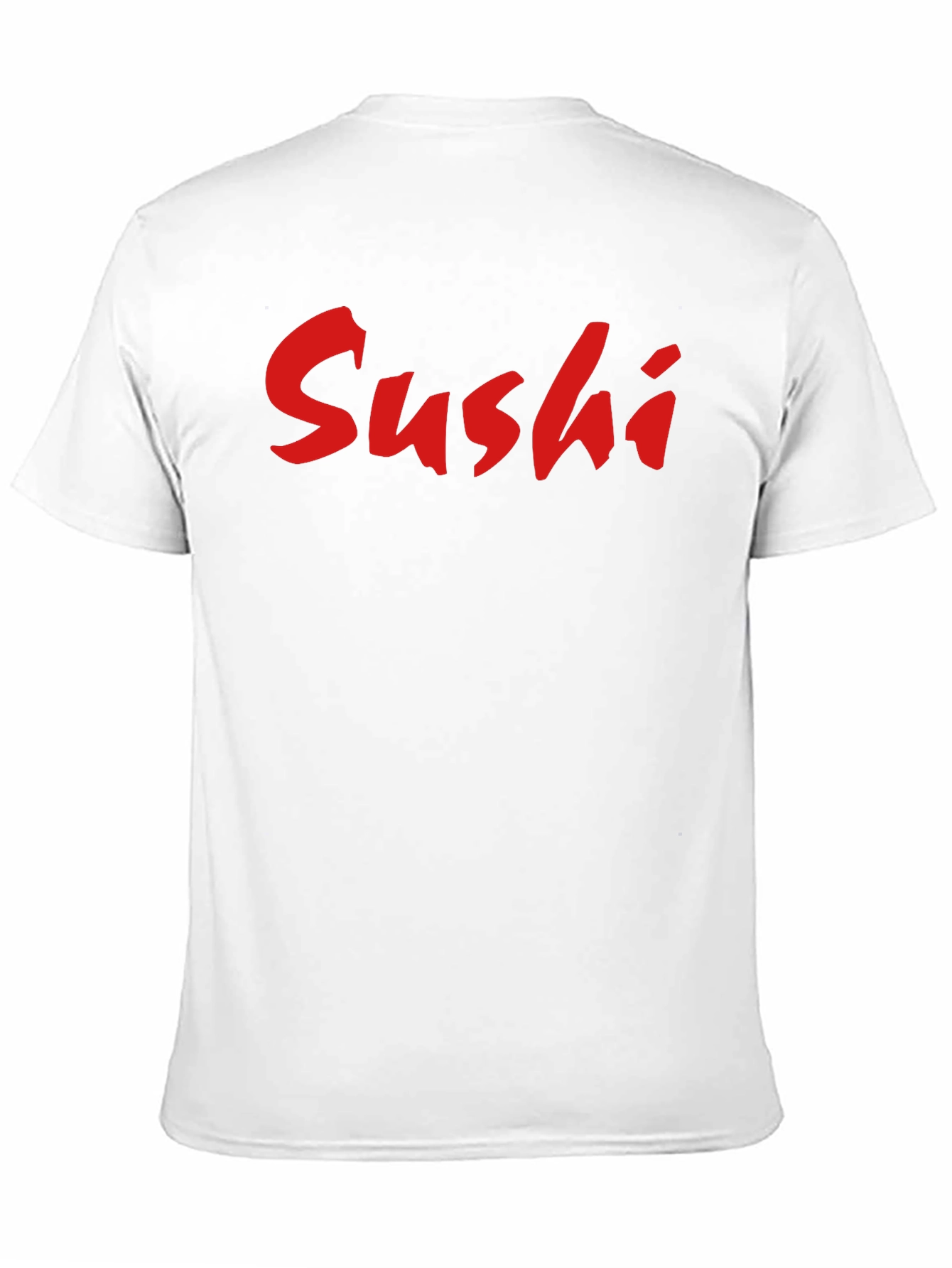 Black Sushi Graphic Tee - Black Cotton Blend Casual Wear view 11