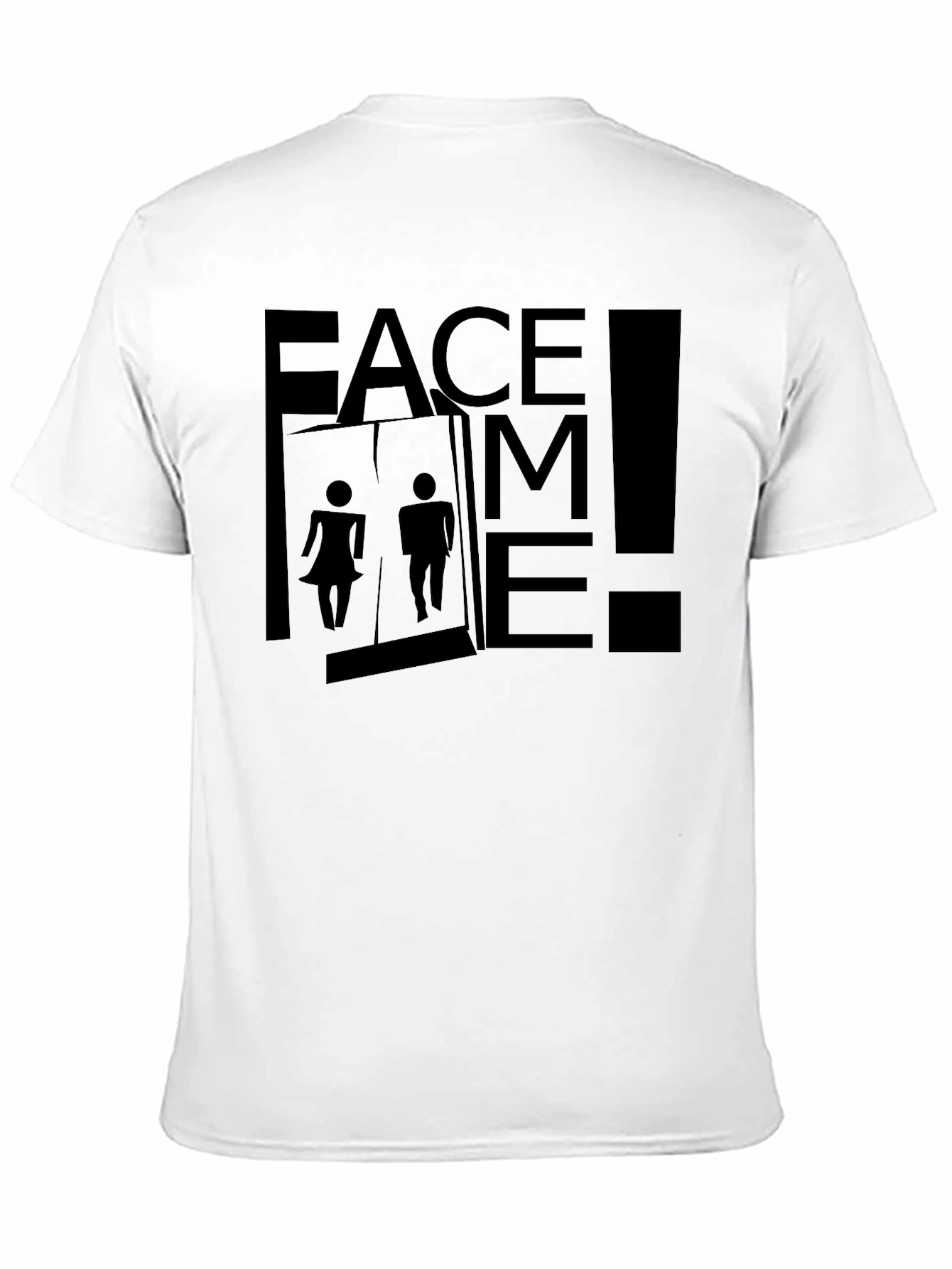 Black Face Me! Funny Bathroom Humor T-Shirt view 11