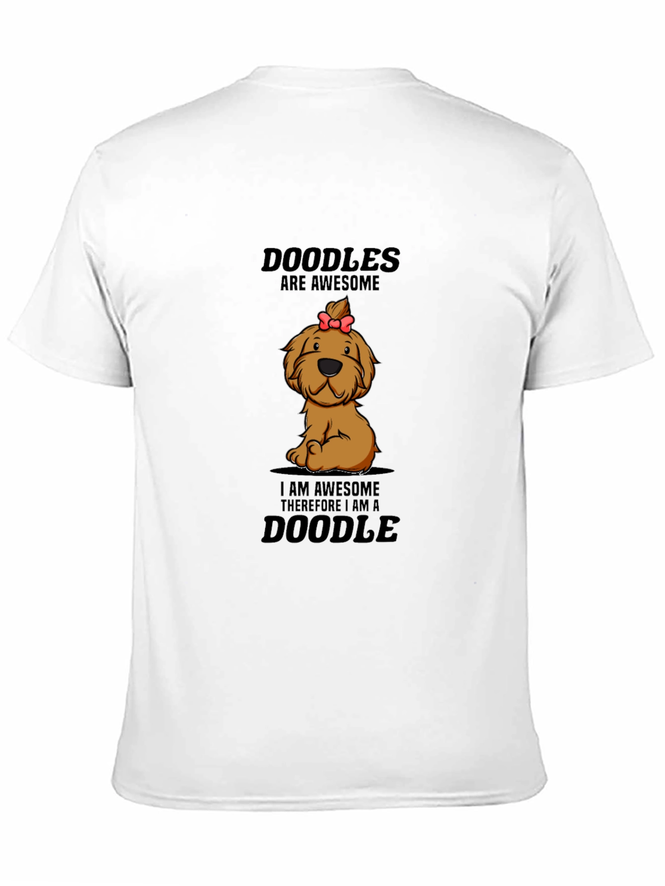 Black Doodles Are Awesome T-Shirt view 11