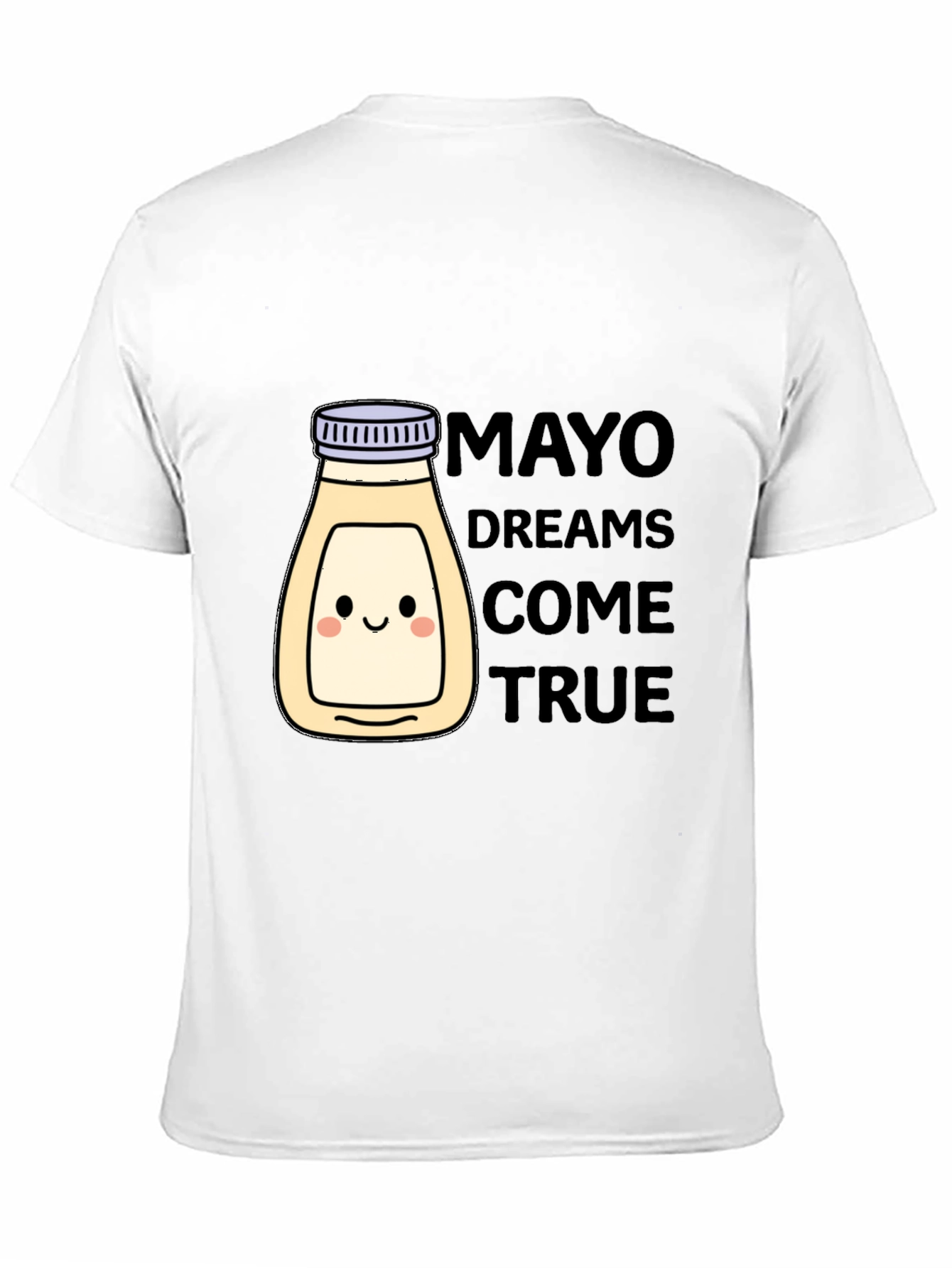 Black Mayonnaise Dreams T-Shirt - Black Crew Neck Graphic Tee view 11