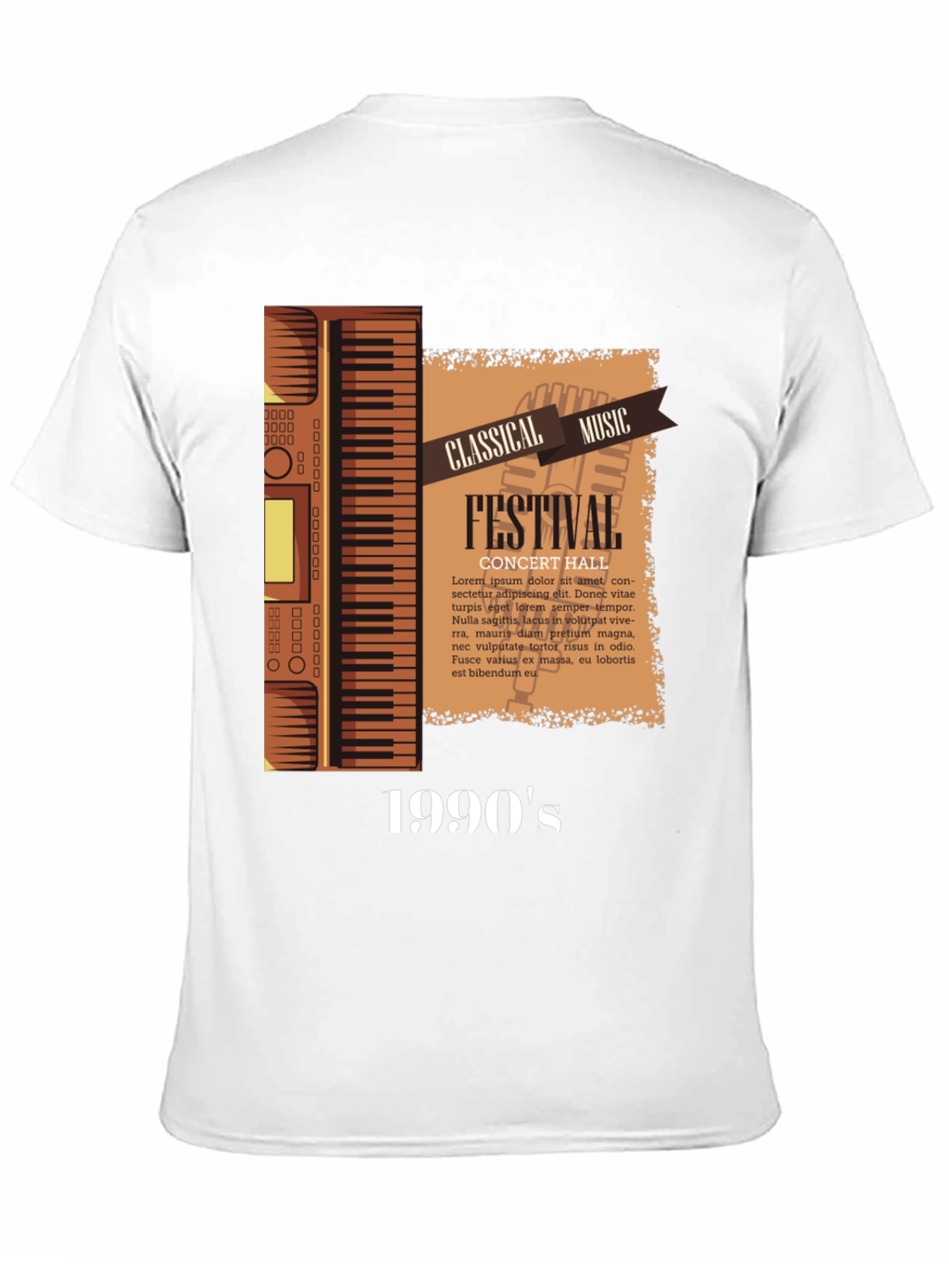 Black Classical Music Festival 1990's Graphic Tee view 11