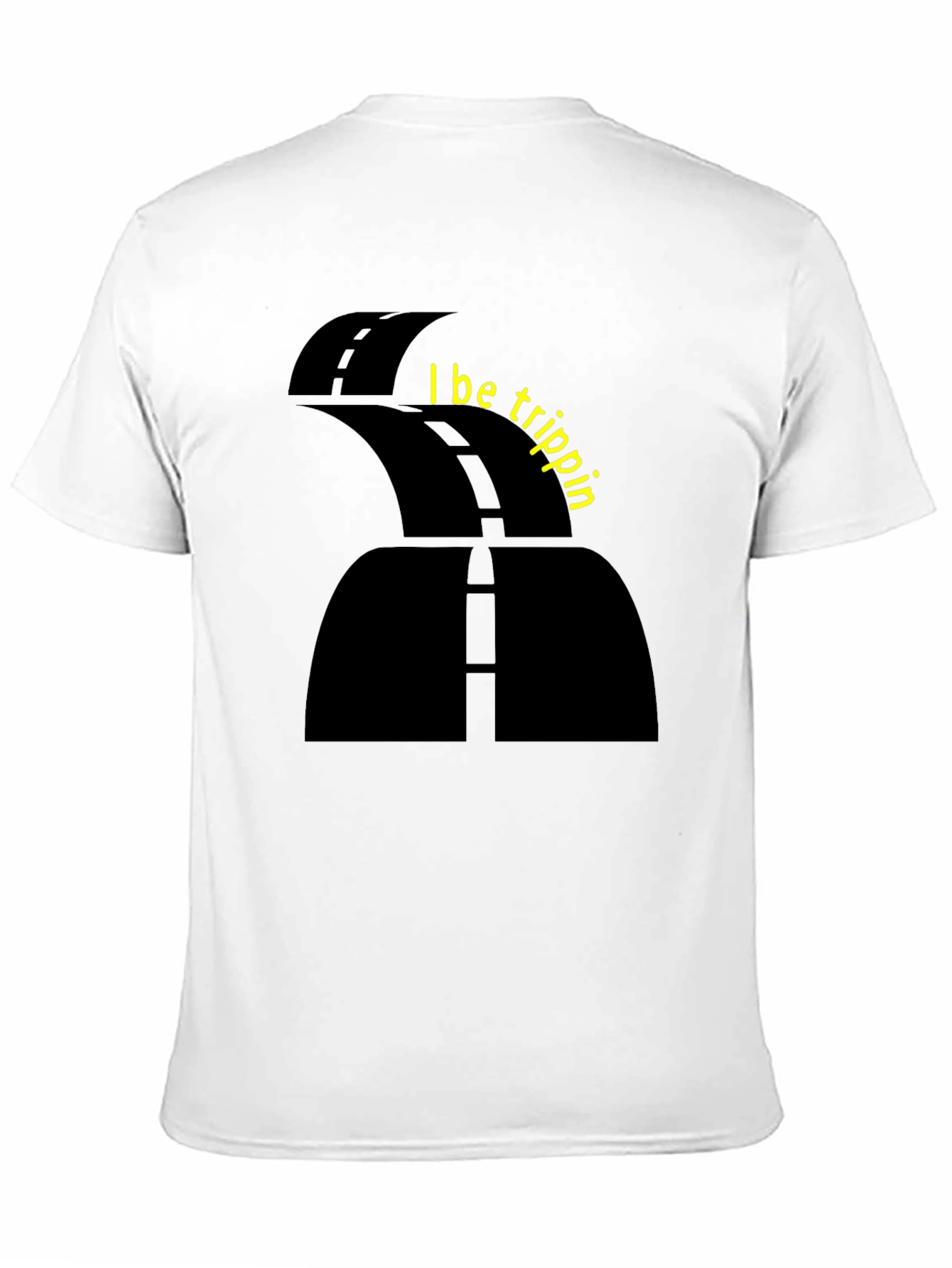 Black I Be Trippin' Black Graphic Tee view 11