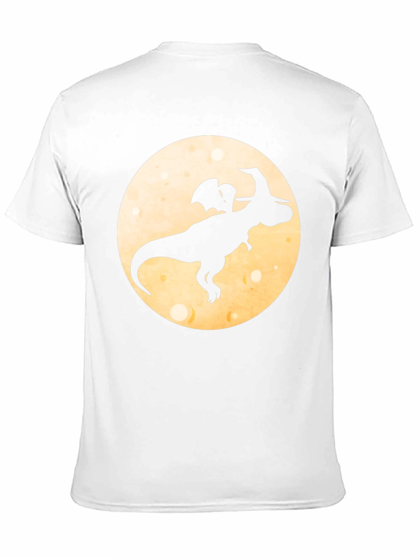 Black Dino Witch Moon T-Shirt view 11