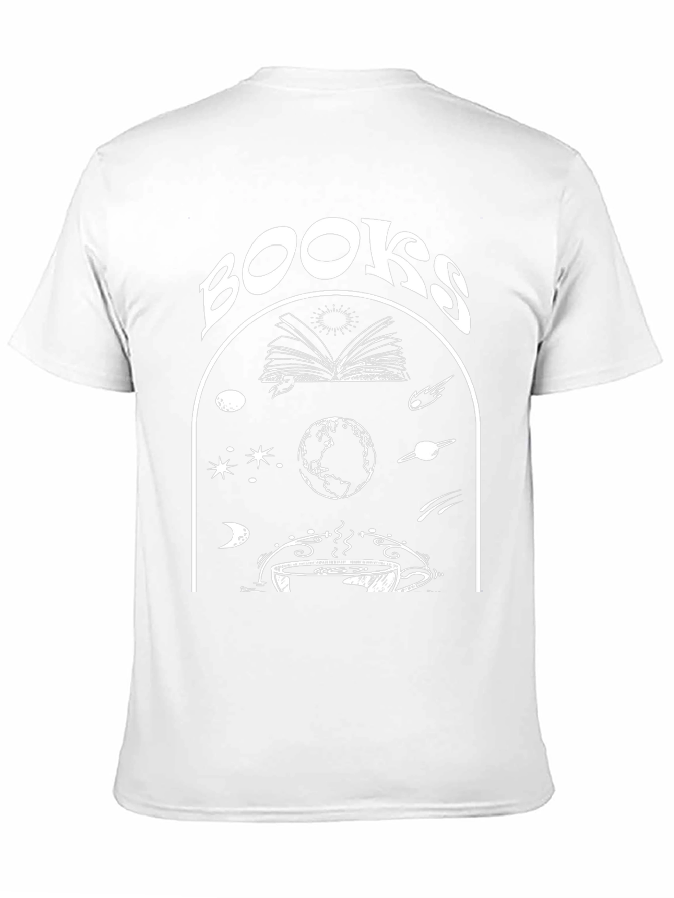 Black Books & Coffee T-Shirt - Cozy Reader Design view 11