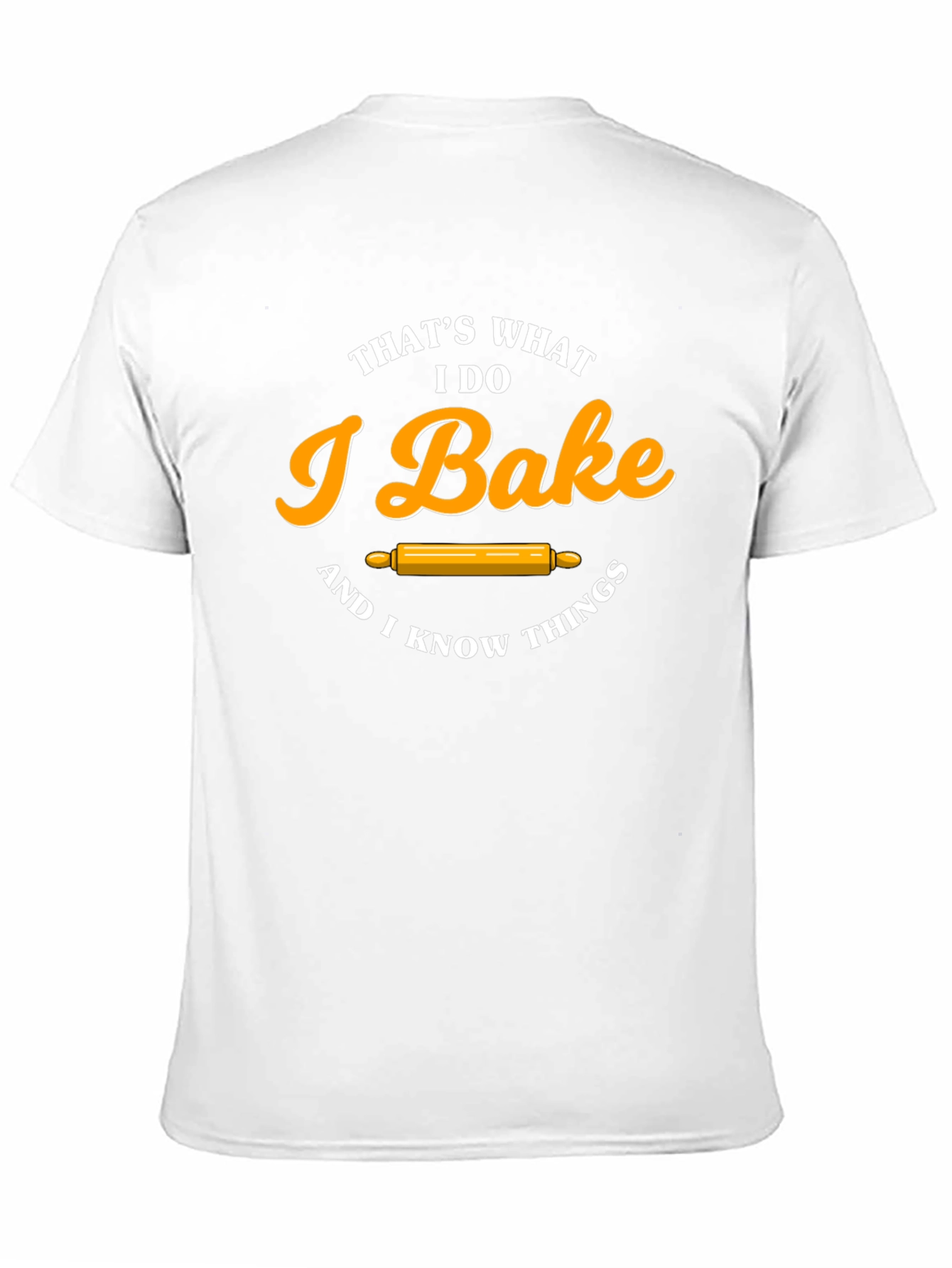 Black I Bake & I Know Things T-Shirt Funny Baker Tee view 11