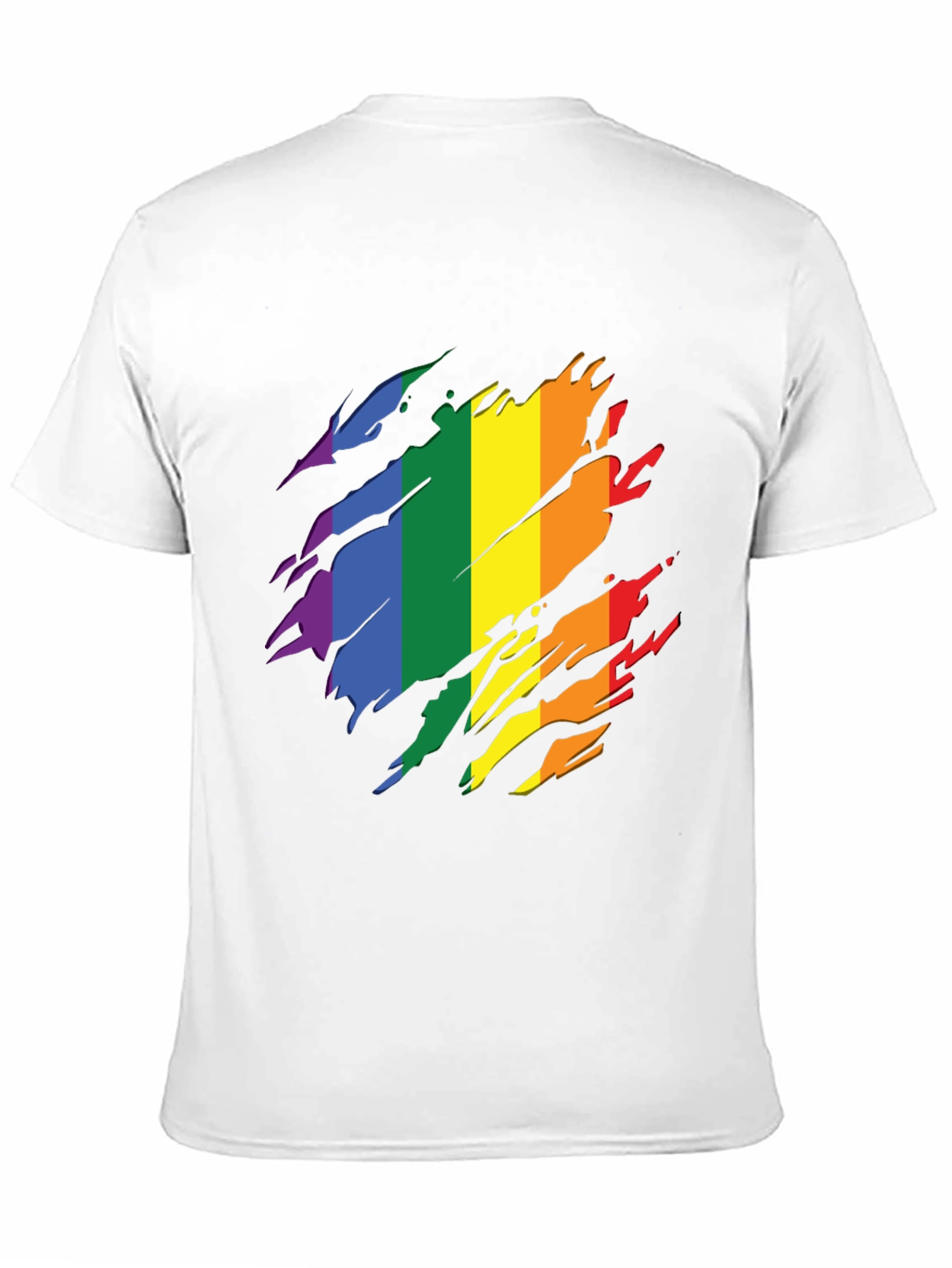Pride Rainbow Graphic Tee - Stylish Black T-Shirt - 11