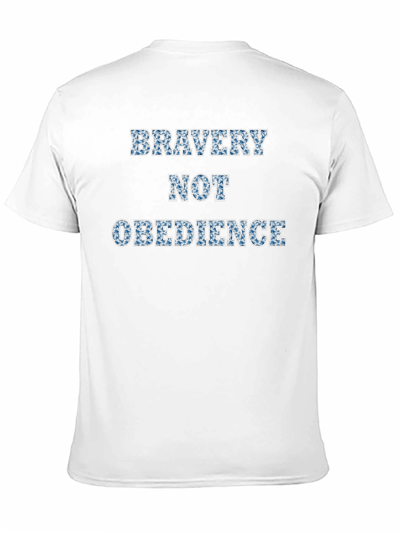 Black Bravery Not Obedience Graphic Tee view 11