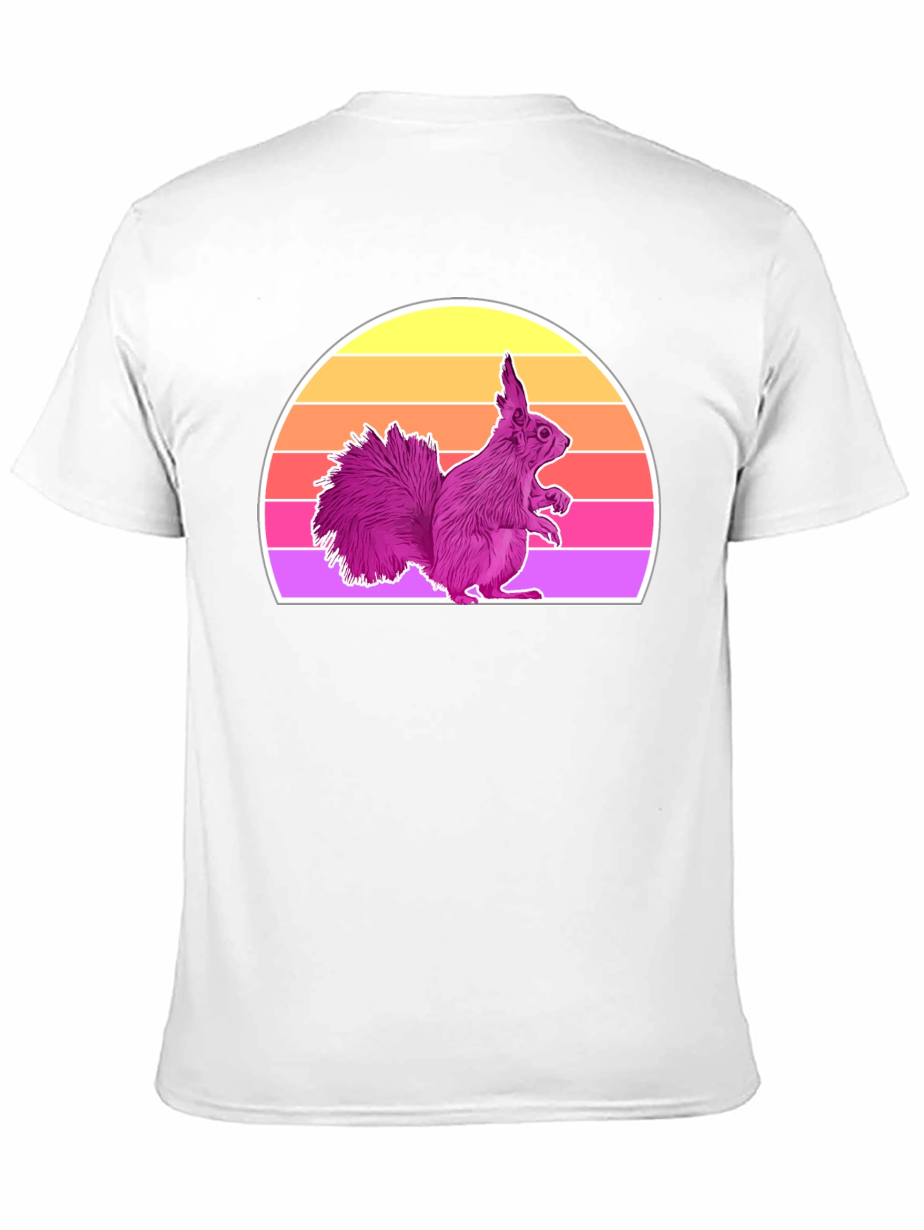 Black Retro Squirrel T-Shirt - Fun Animal Tee view 11