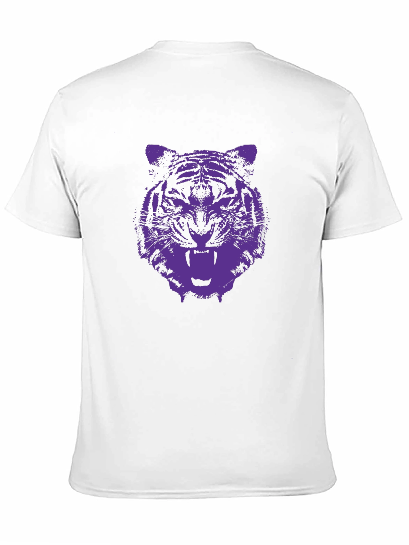 Black Tiger Graphic Tee - Black Cotton T-Shirt view 11