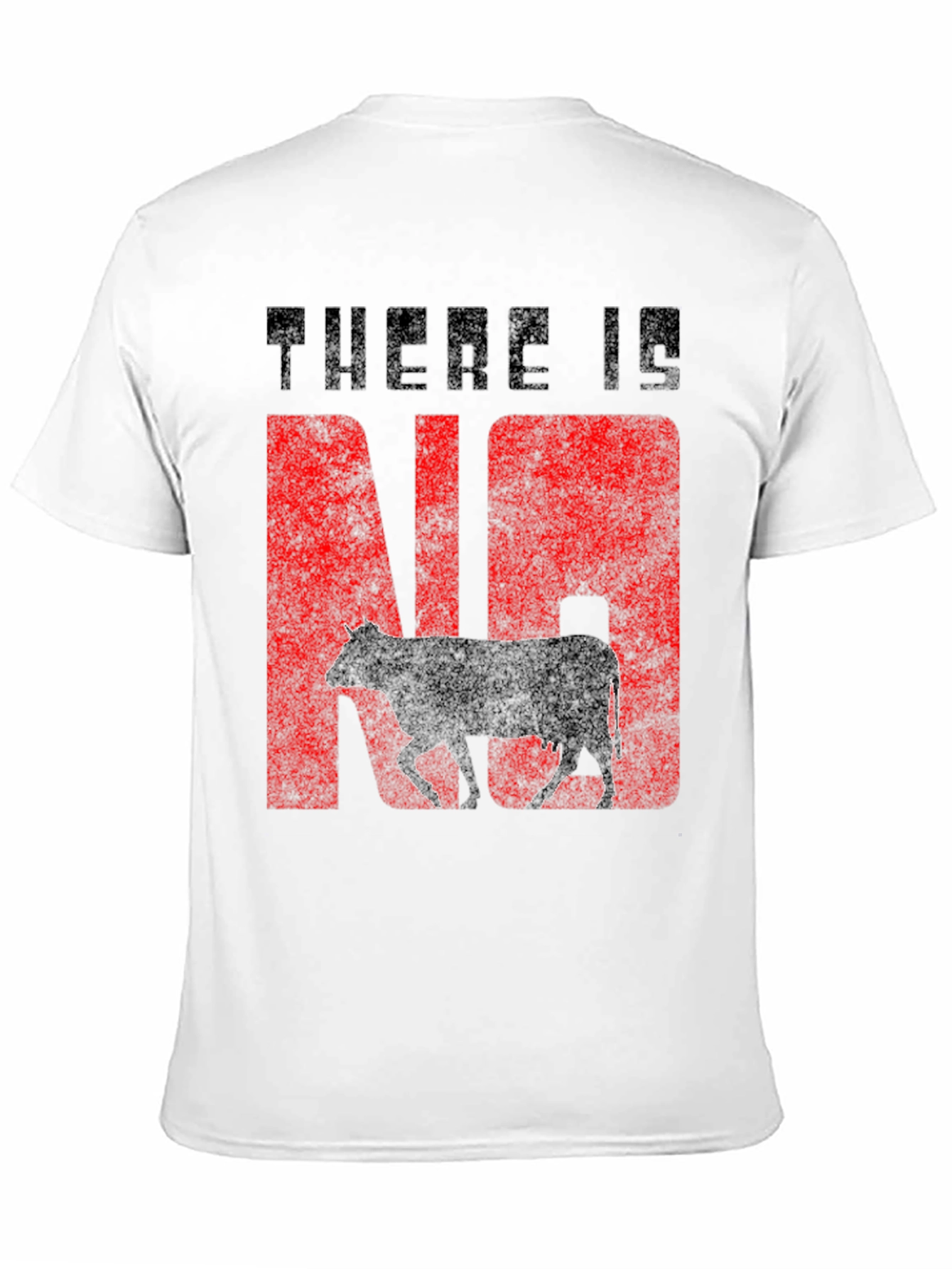 Black There Is No Cow Funny Graphic Tee view 11