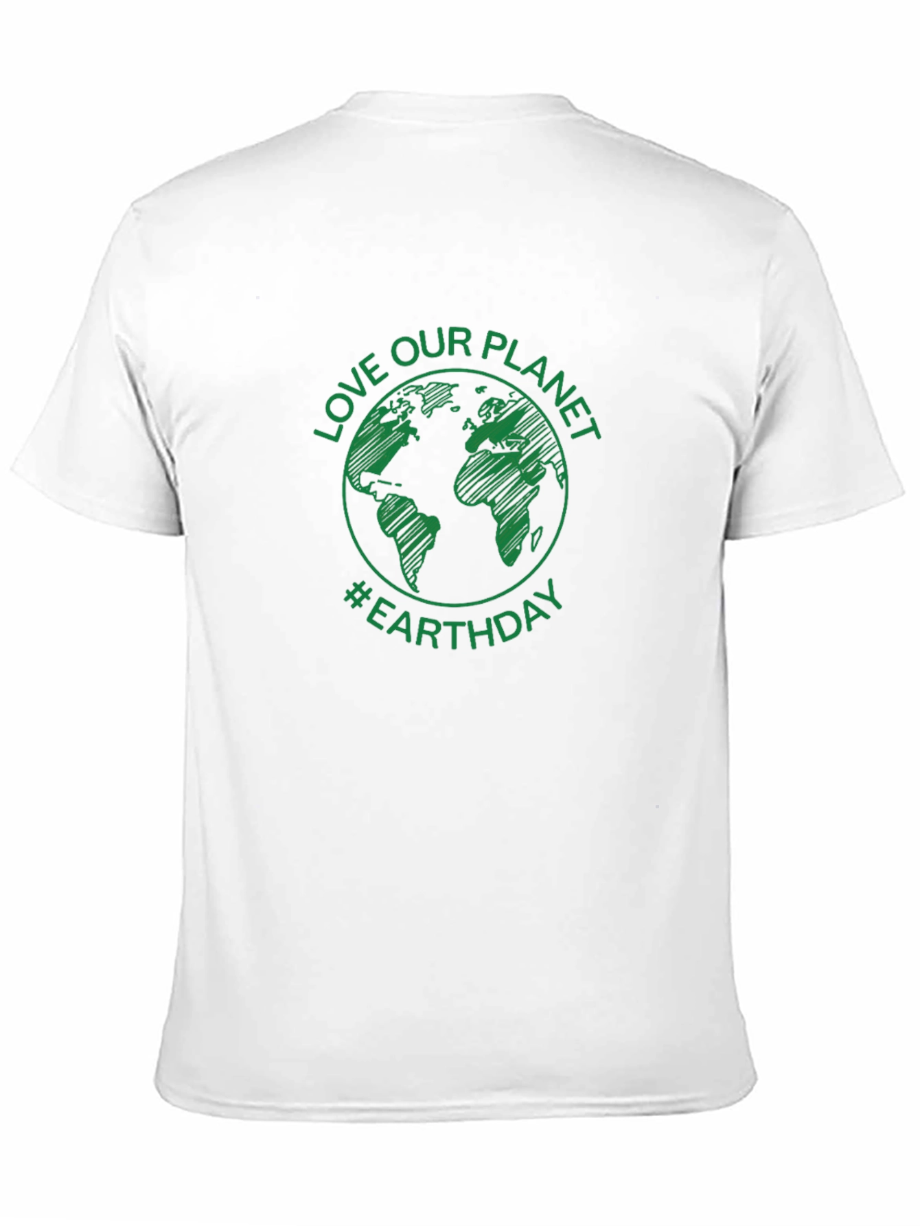 Black Love Our Planet Earth Day T-Shirt - Green Graphic view 11