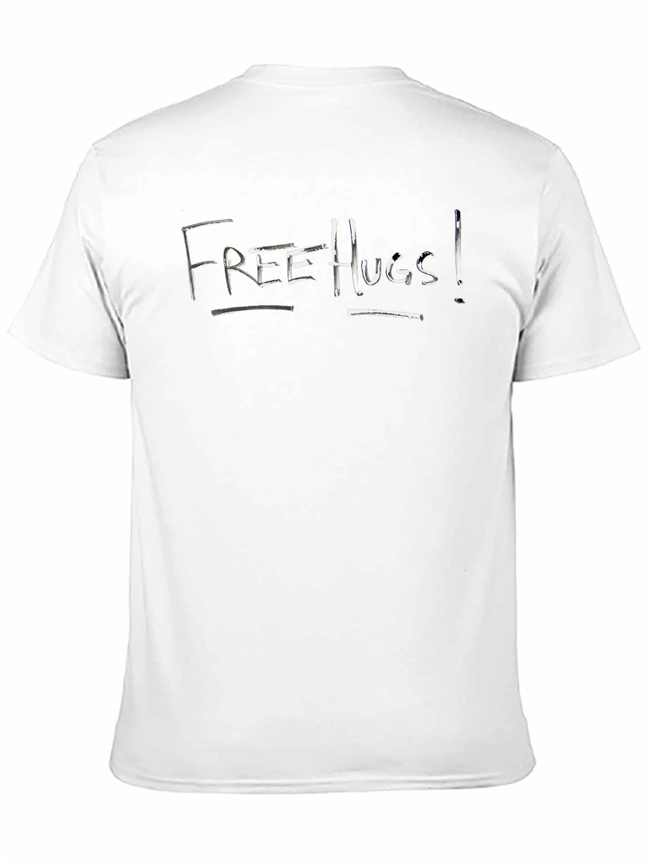 Free Hugs Graphic Tee - Soft Black T-Shirt - 11
