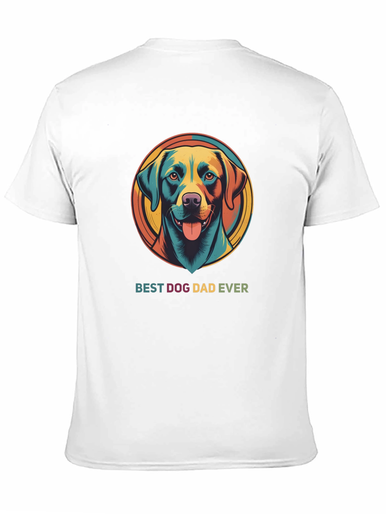 Black Best Dog Dad Ever Graphic Tee view 11