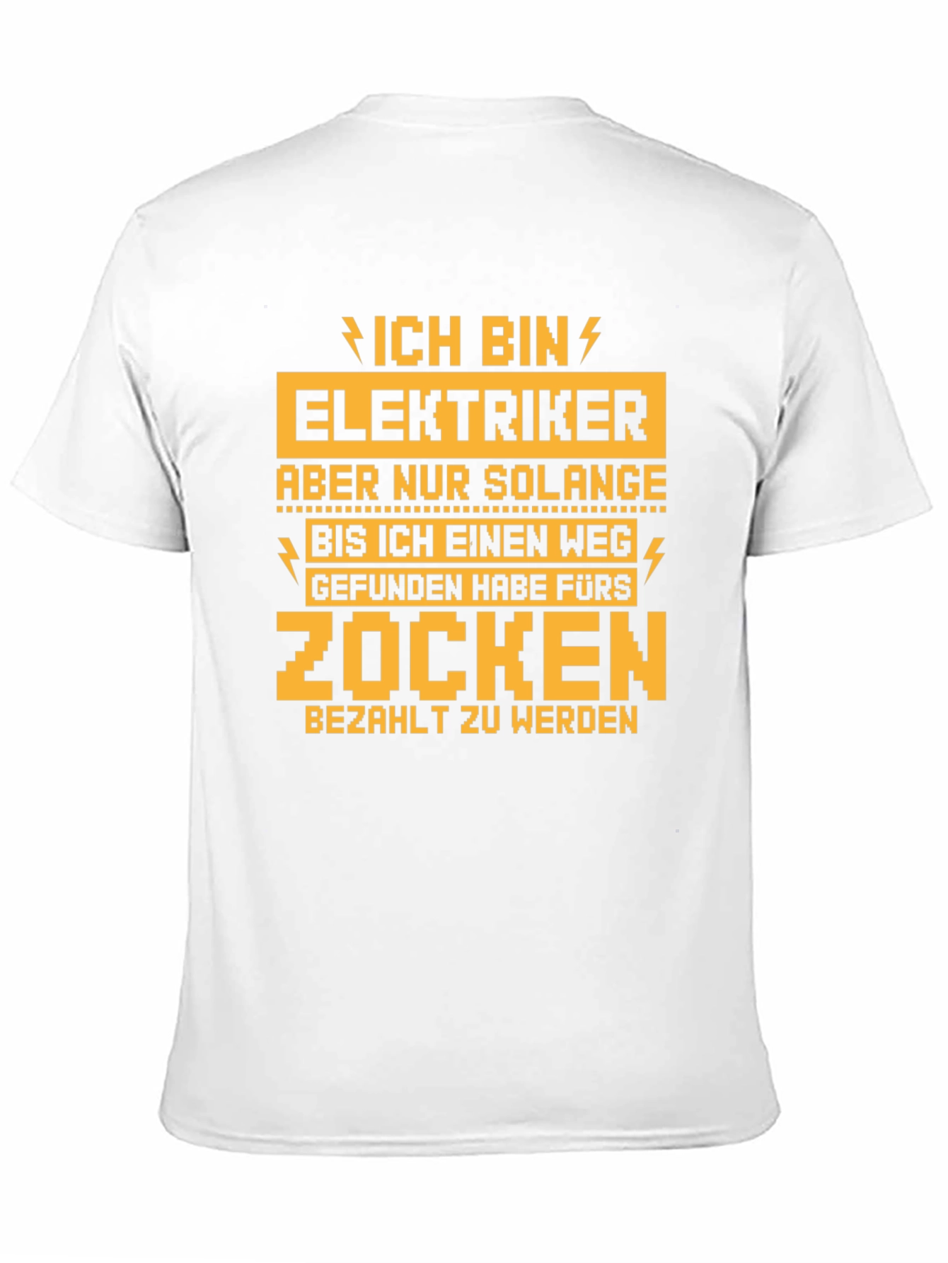 Black Electrician Gamer T-Shirt - Funny Novelty Tee view 11