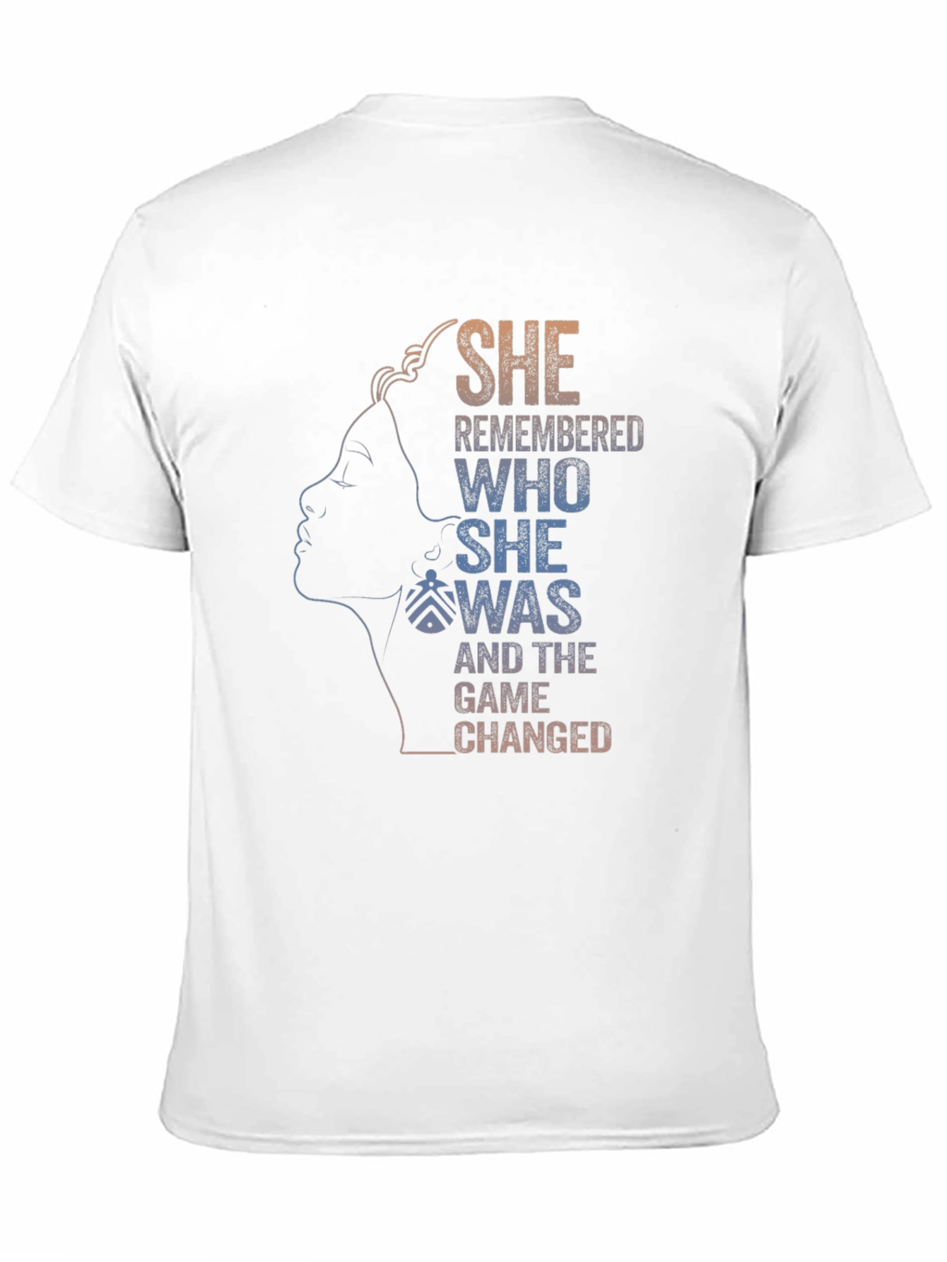 Black She Remembered Who She Was T-Shirt view 11