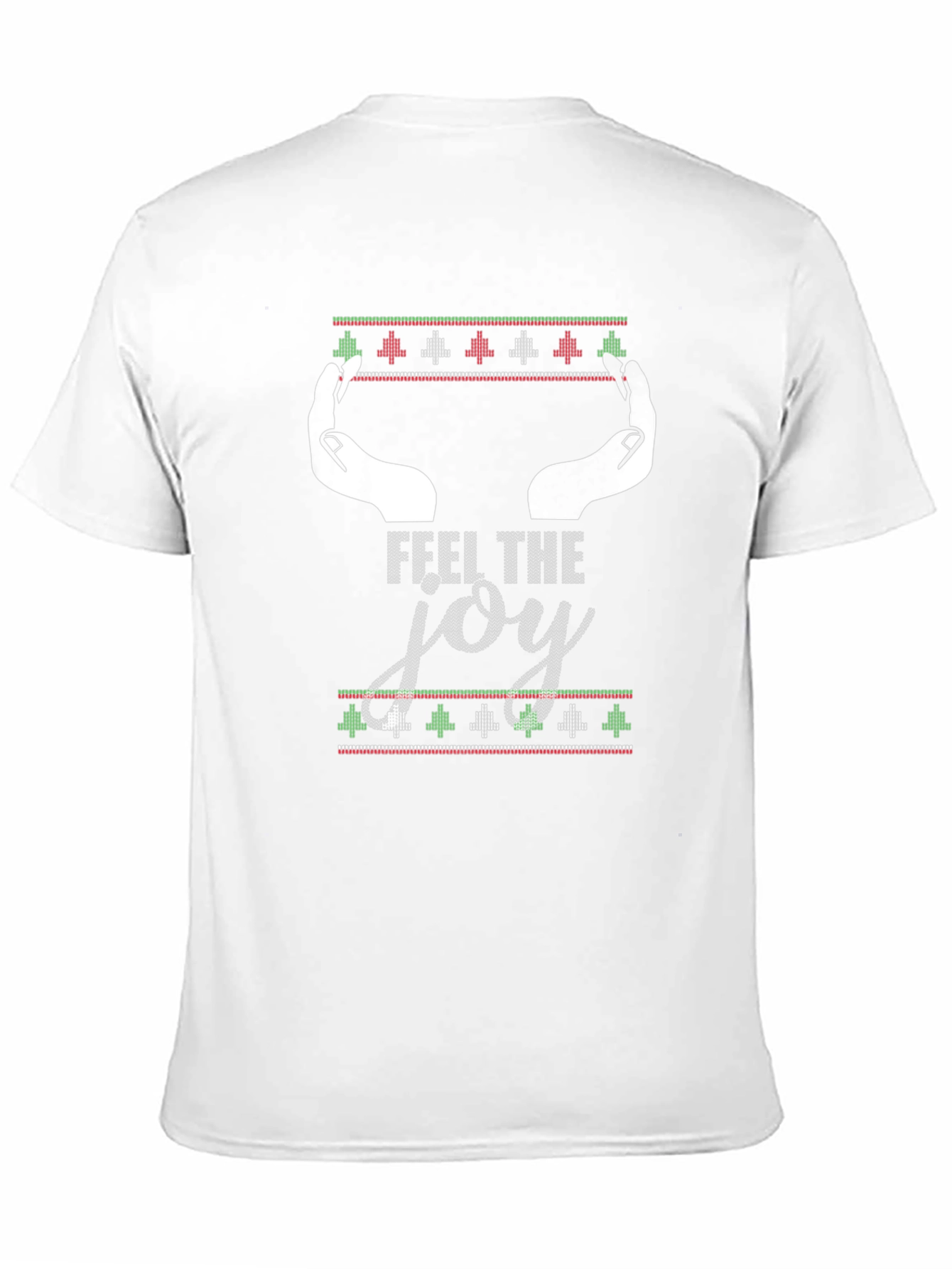 Black Feel The Joy Holiday T-Shirt view 11
