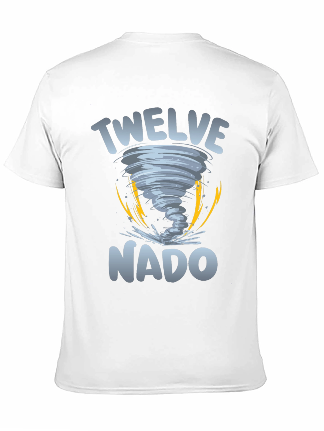 Black Twelve-Nado Graphic Black T-Shirt view 11