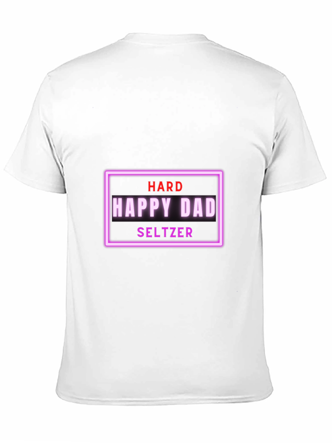 Black Hard Happy Dad Seltzer Graphic Tee view 11