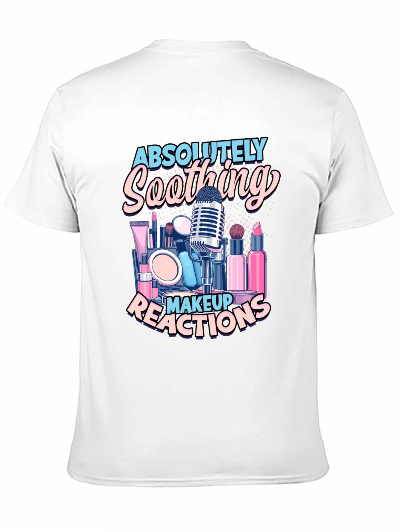 Black Soothing Makeup Reactions T-Shirt view 11
