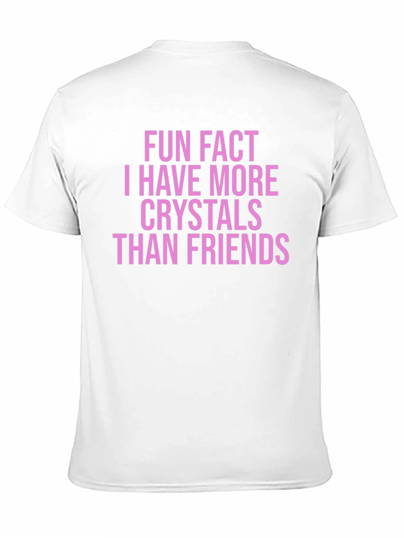 Black Fun Fact Crystals Graphic Tee view 11