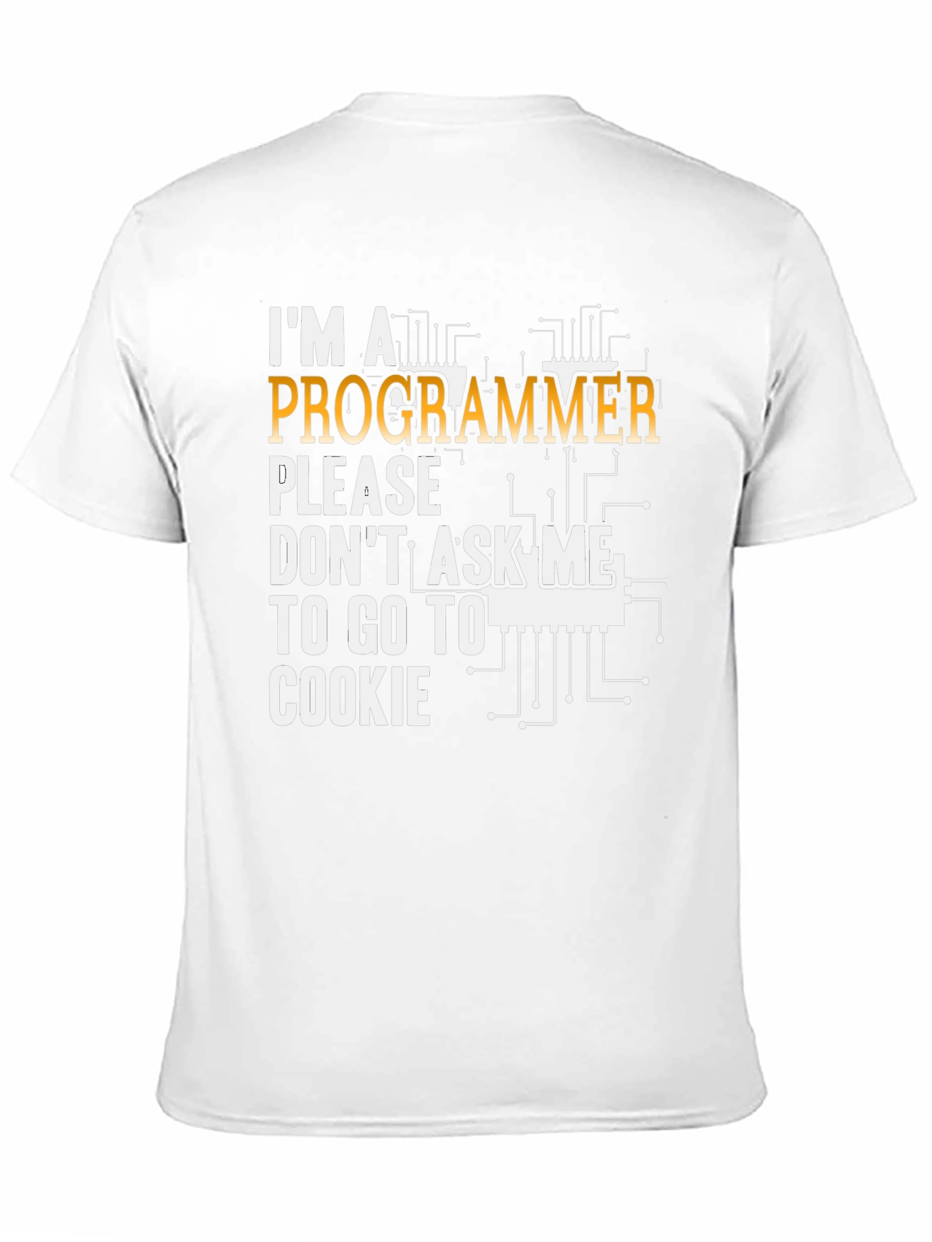 Black I'm a Programmer Graphic T-Shirt view 11