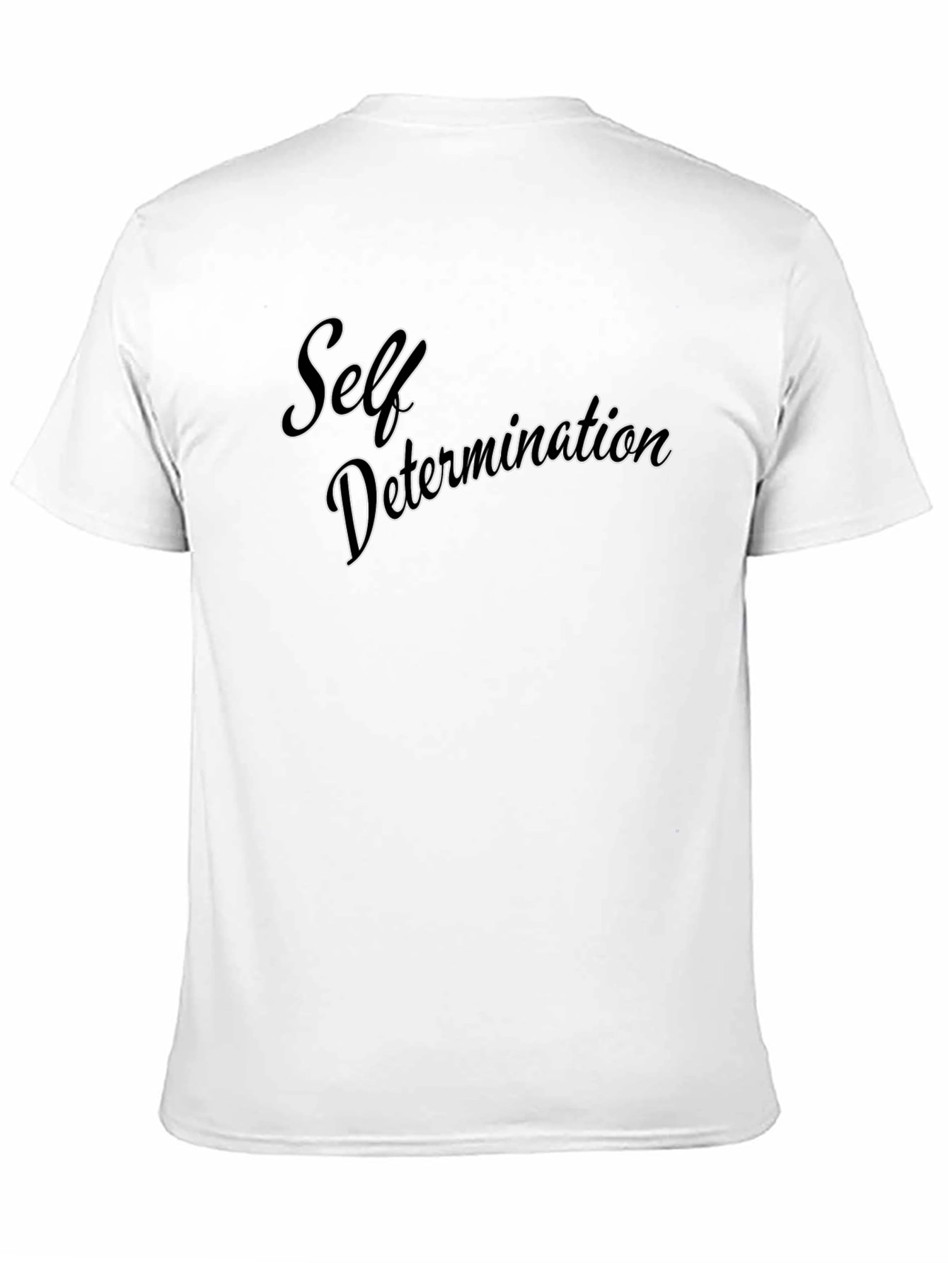 Black Self Determination Graphic Tee - Stylish & Motivational view 11
