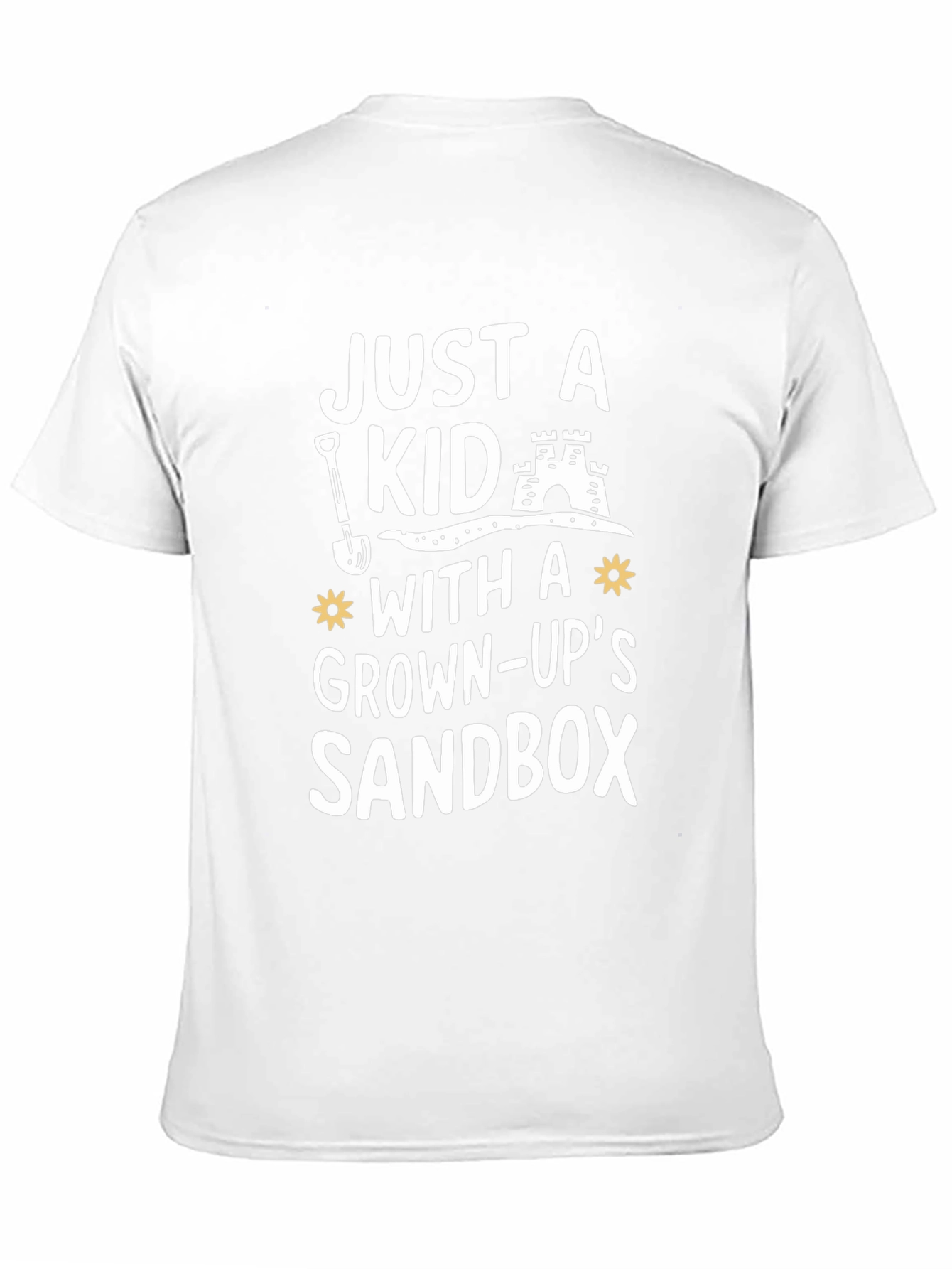 Black Just A Kid In a Grown-Up's Sandbox Novelty Graphic Tee view 11