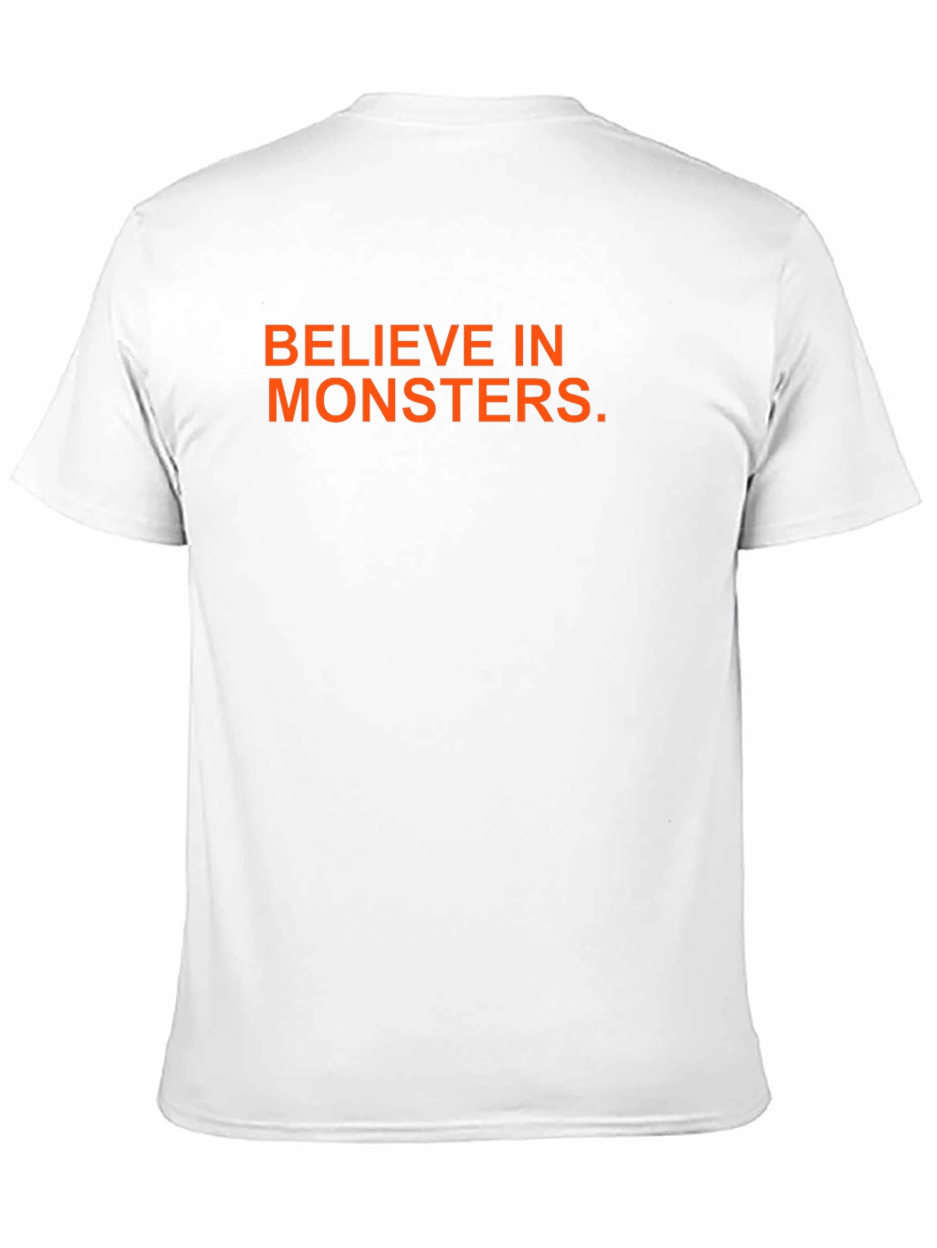 Black Believe in Monsters Black T-Shirt view 11
