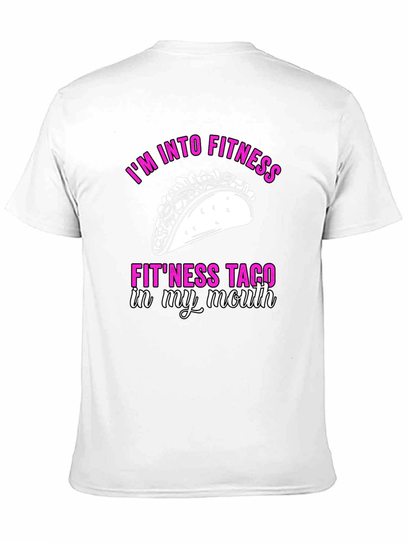 Black Fitness Taco T-Shirt - Funny Workout Tee view 11