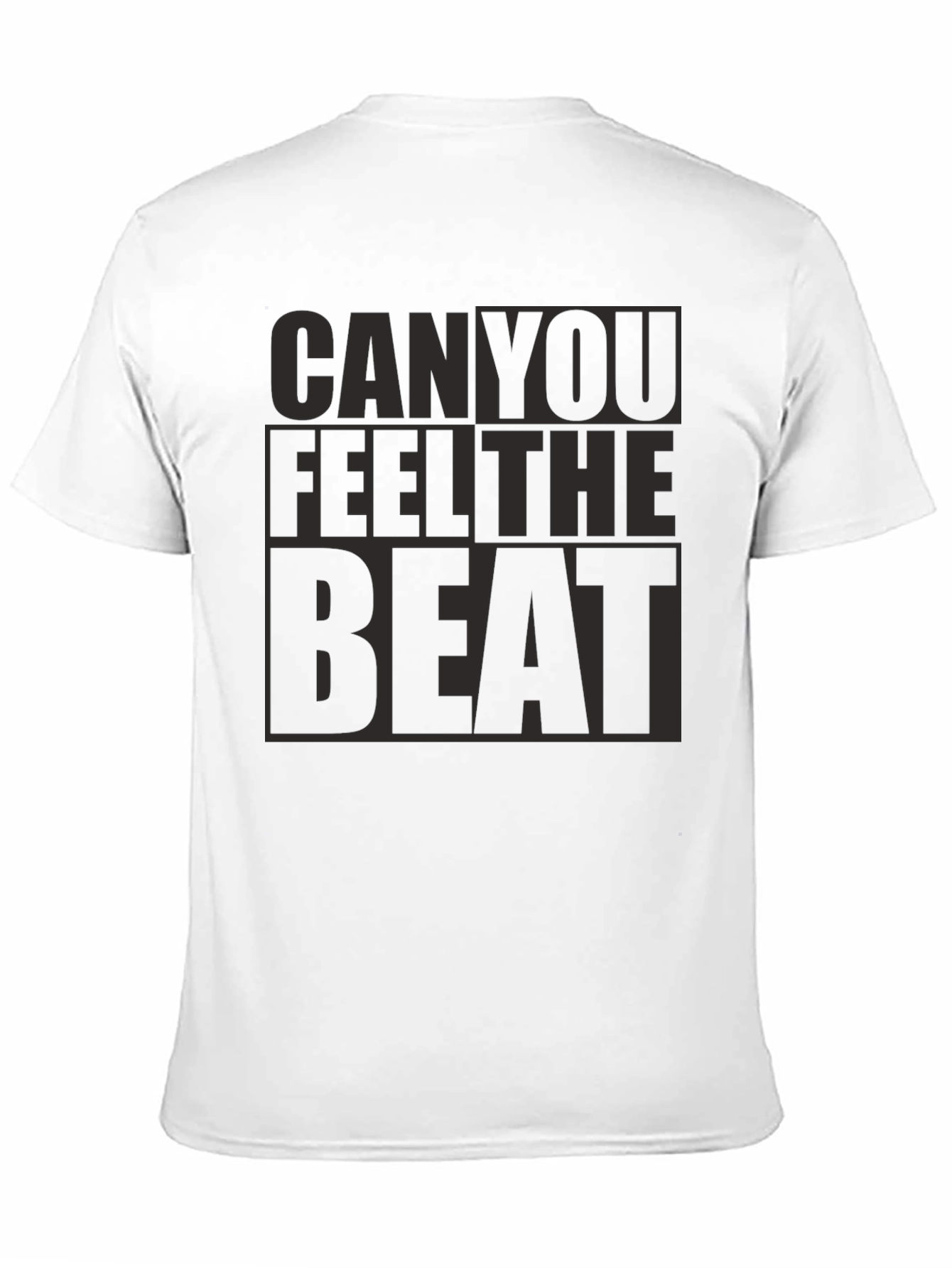 Black Can You Feel The Beat Black T-Shirt view 11