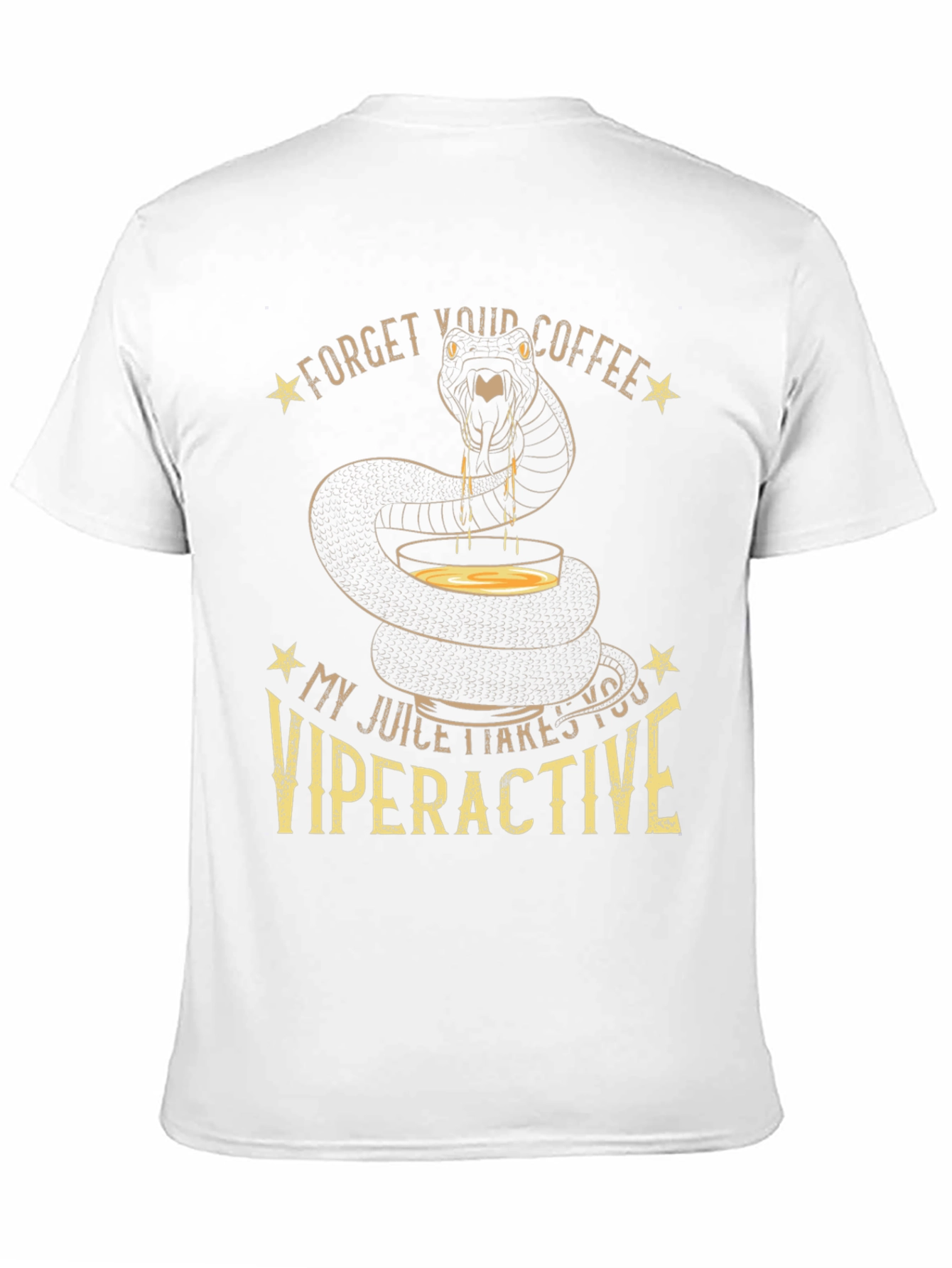 Black Viperactive T-Shirt - Snake Juice, Forget Coffee view 11