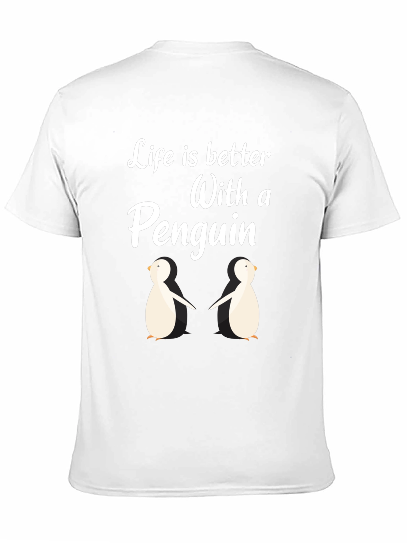 Black Penguin Life T-Shirt:  Better With Penguins! view 11