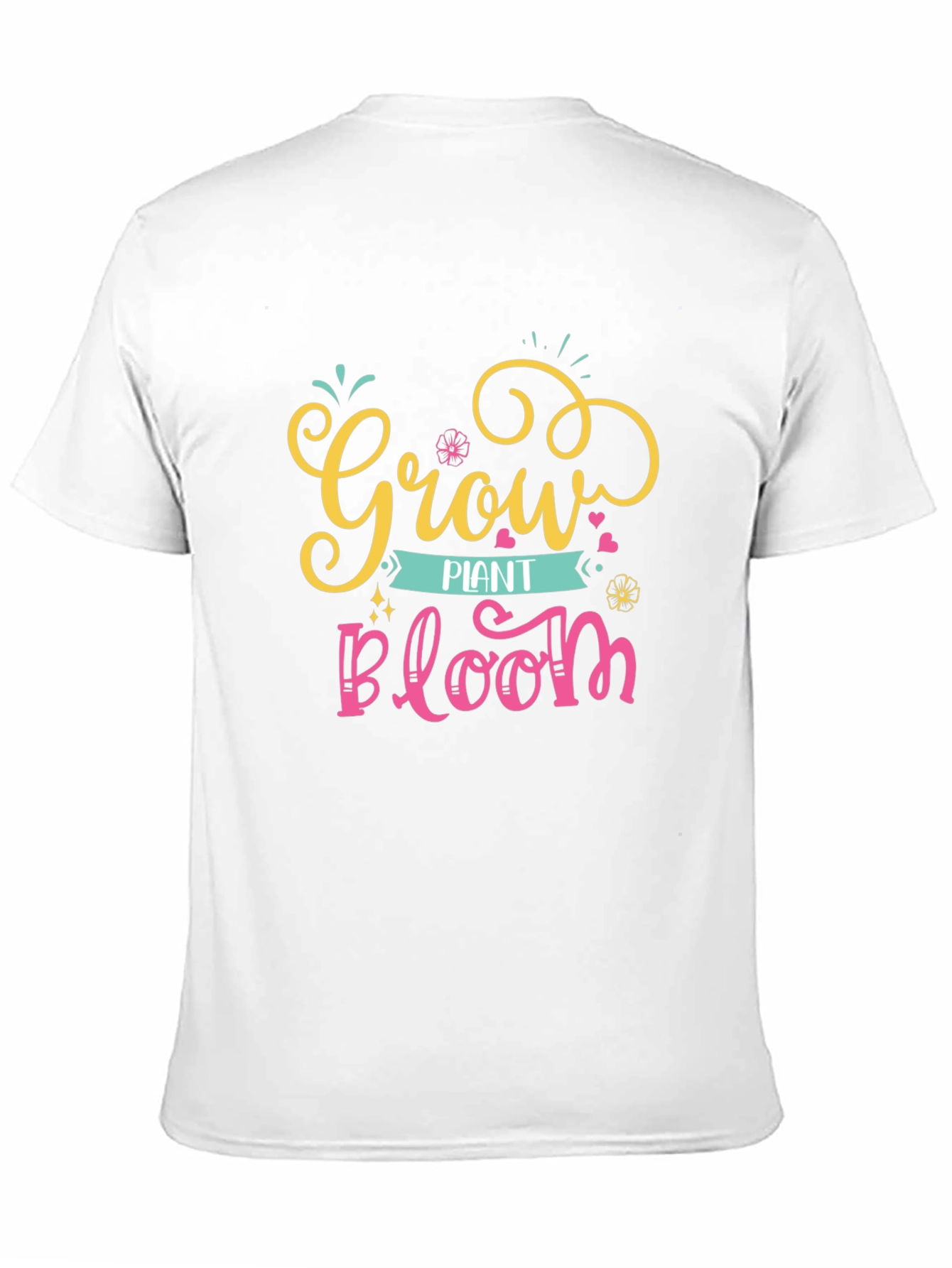 Black Grow Plant Bloom T-Shirt - Nature Lover Tee view 11