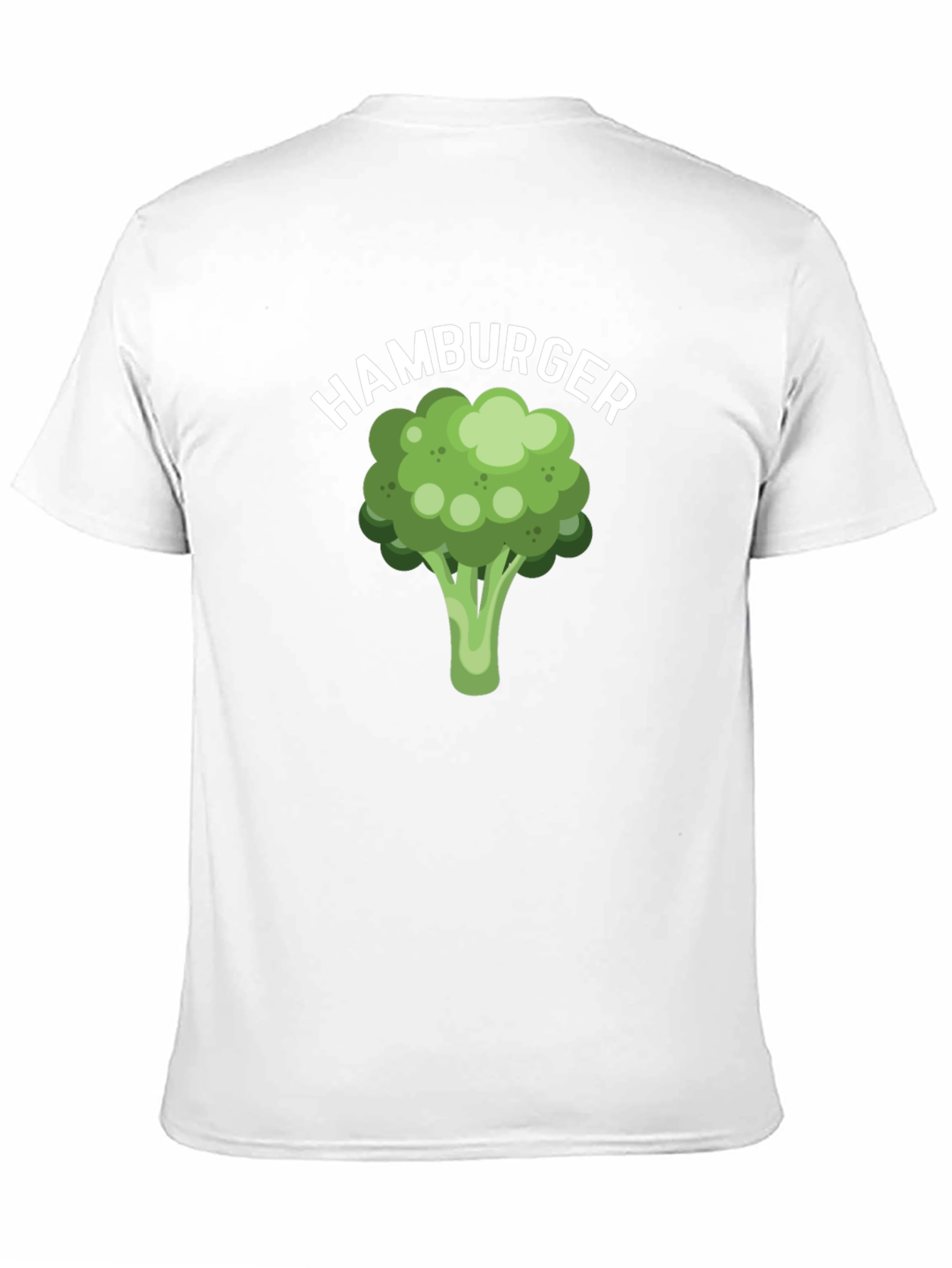 Black Broccoli Hamburger Graphic Tee view 11