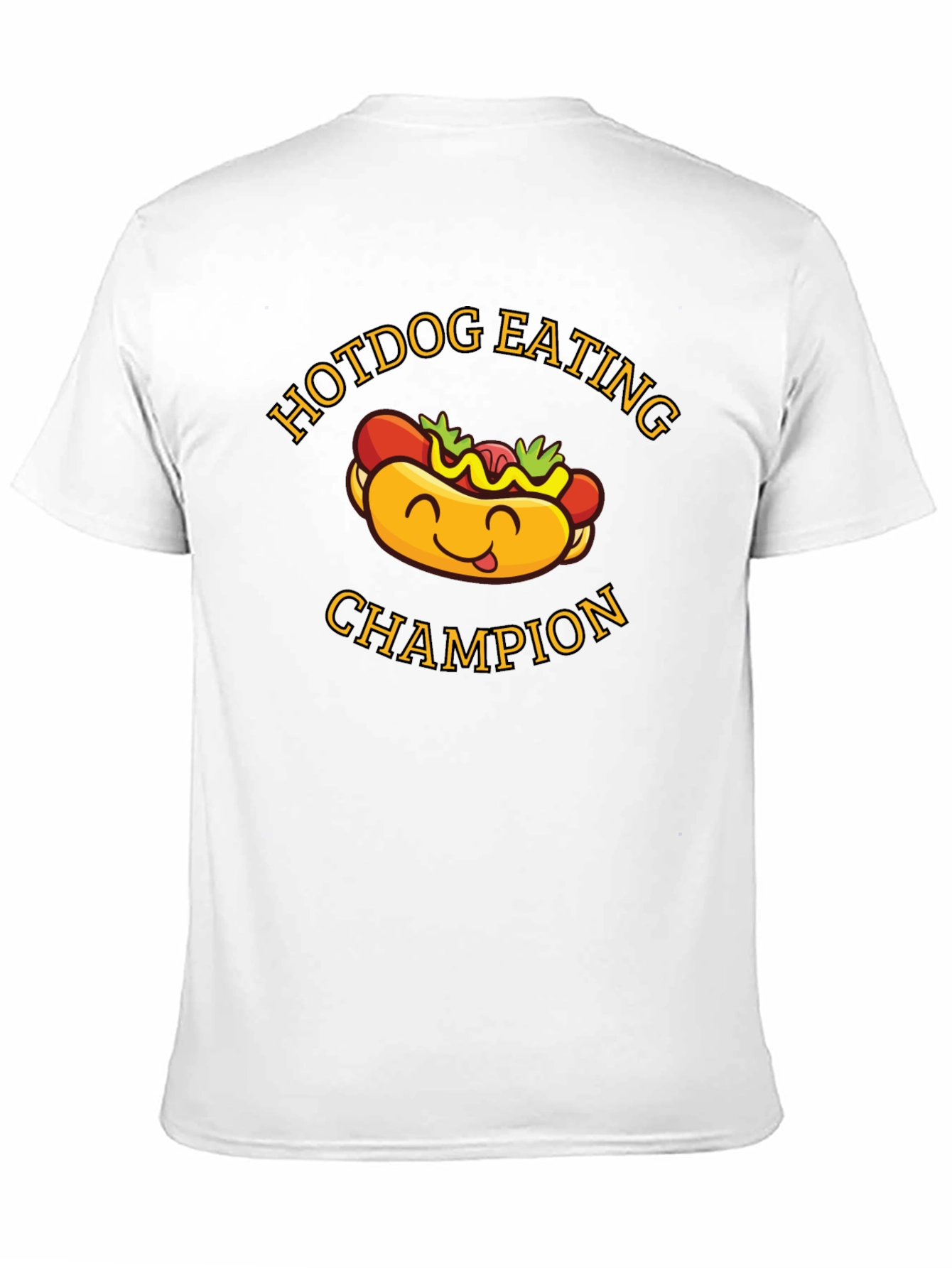 Black Hotdog Eating Champion Graphic T-Shirt view 11