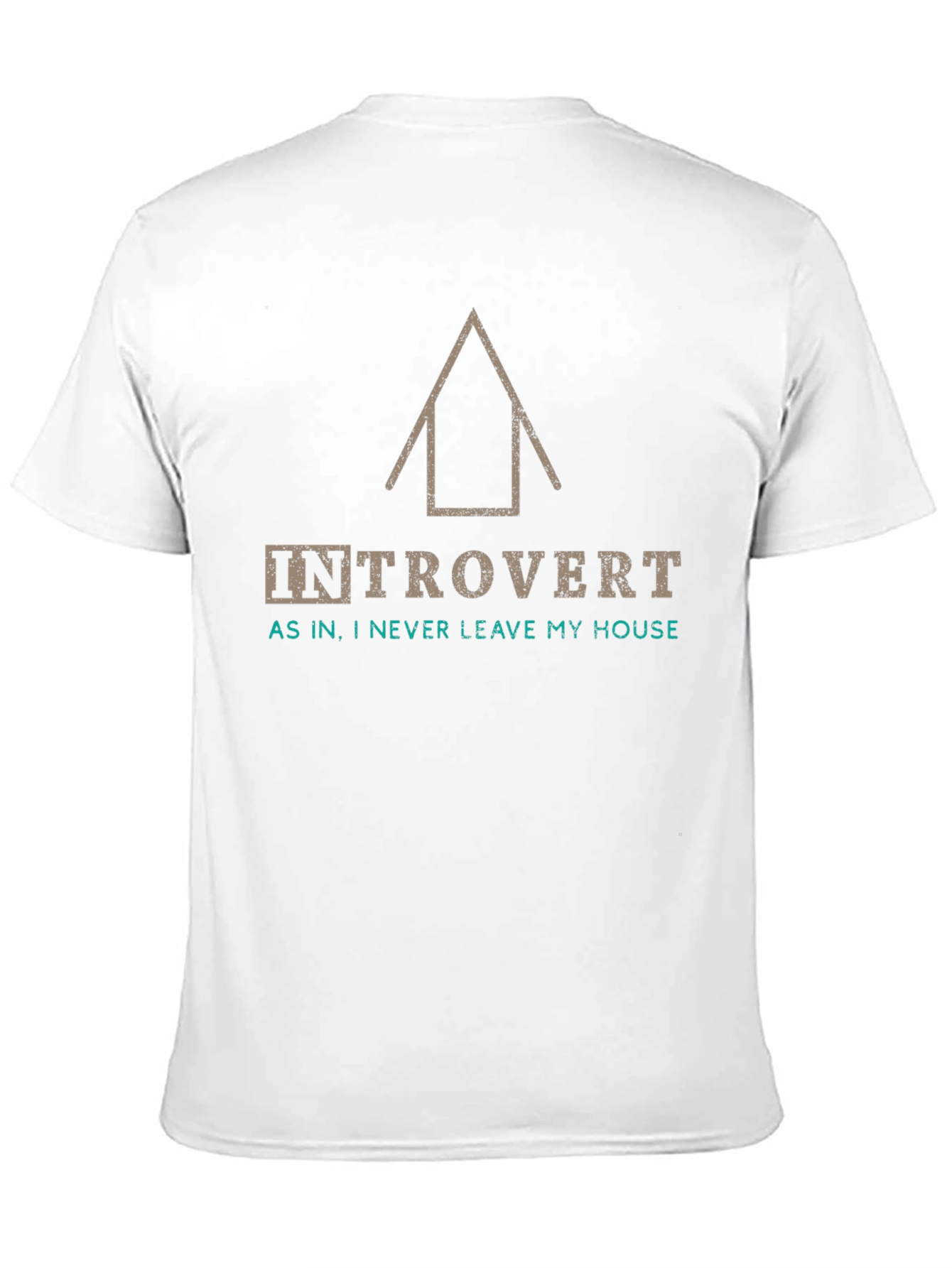 Black Introvert T-Shirt: As In, I Never Leave My House - Funny Graphic Tee view 11