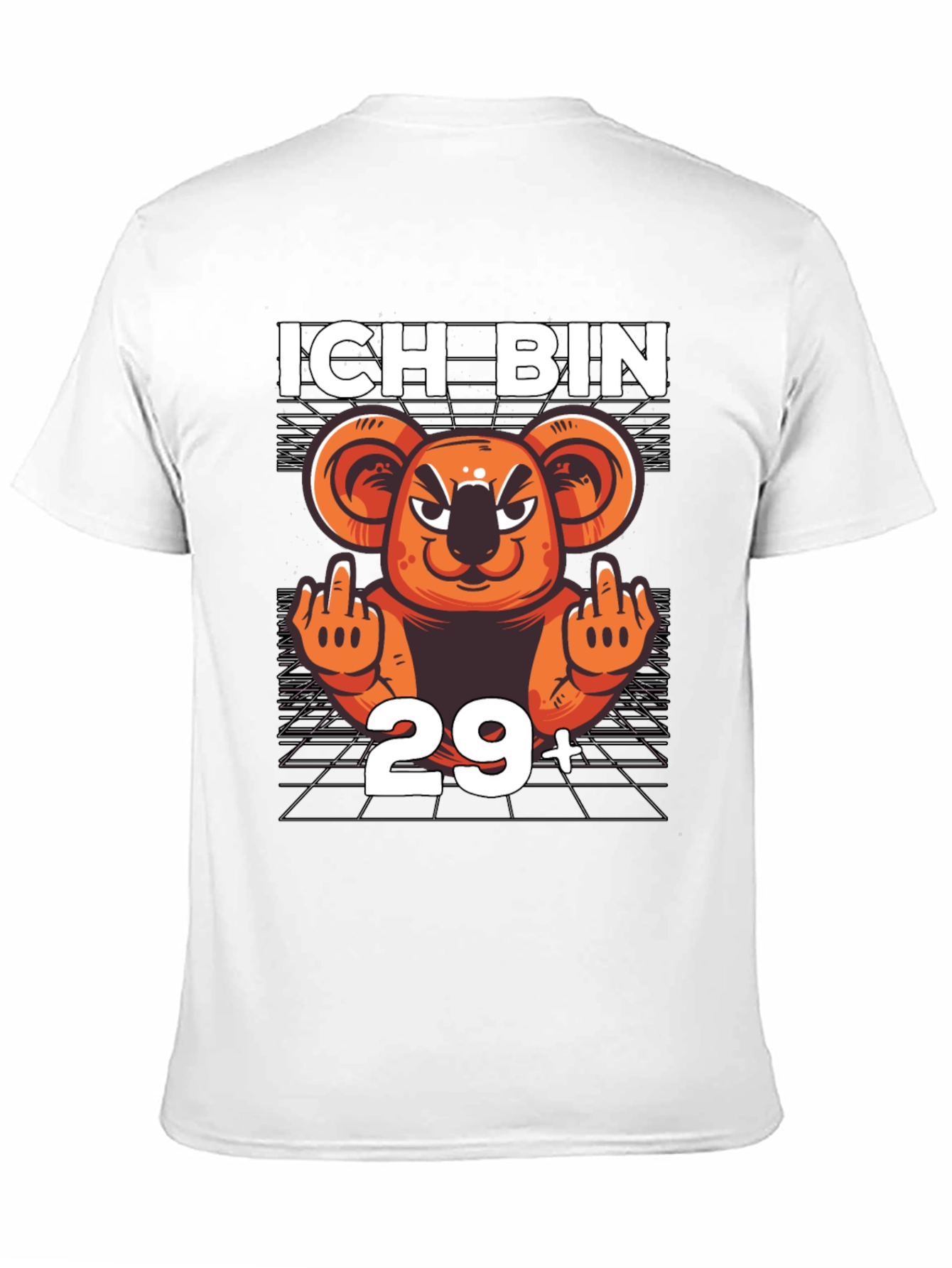 Black Ich Bin 29+ Koala T-Shirt view 11