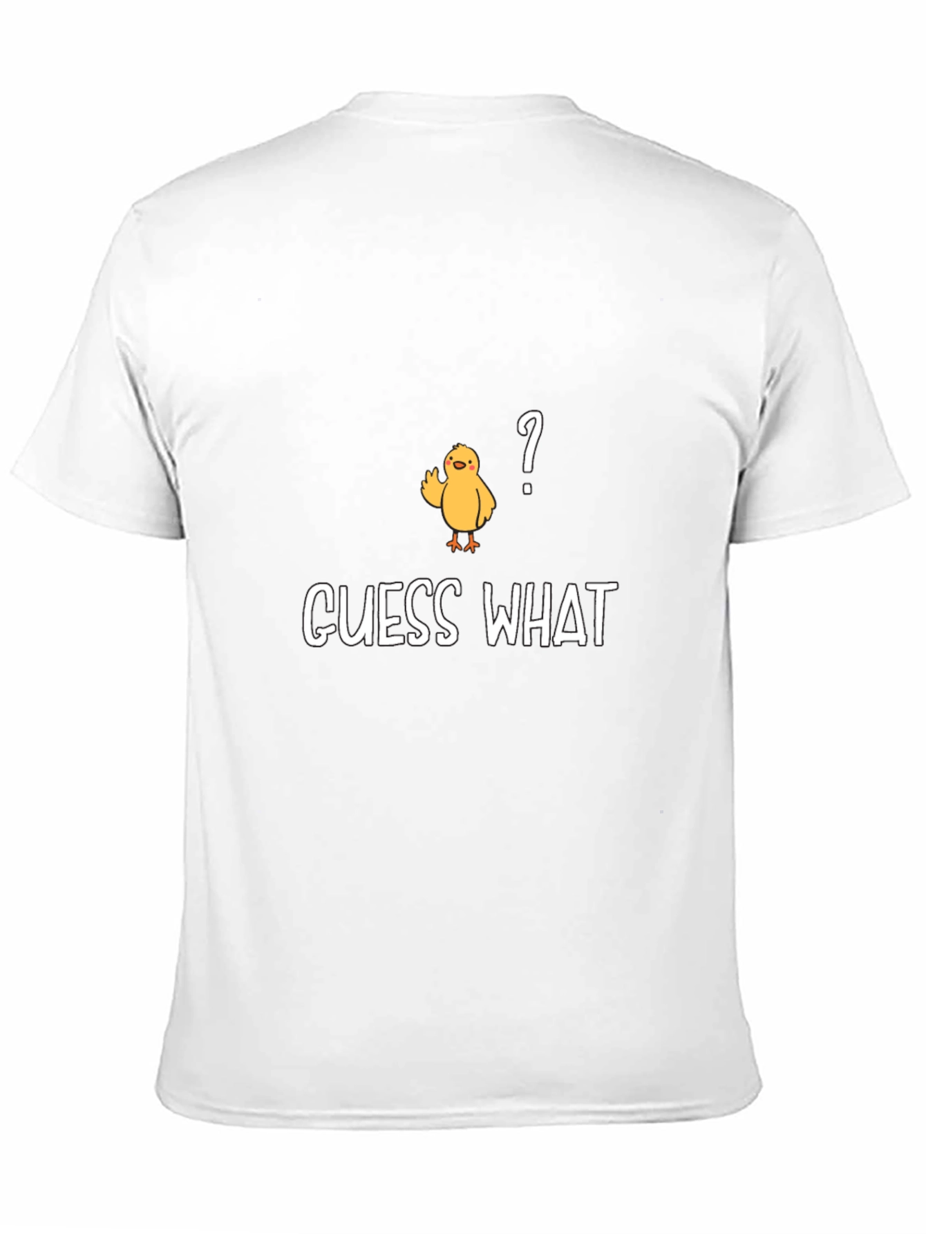 Black Guess What? Chicken T-Shirt - Funny & Casual view 11