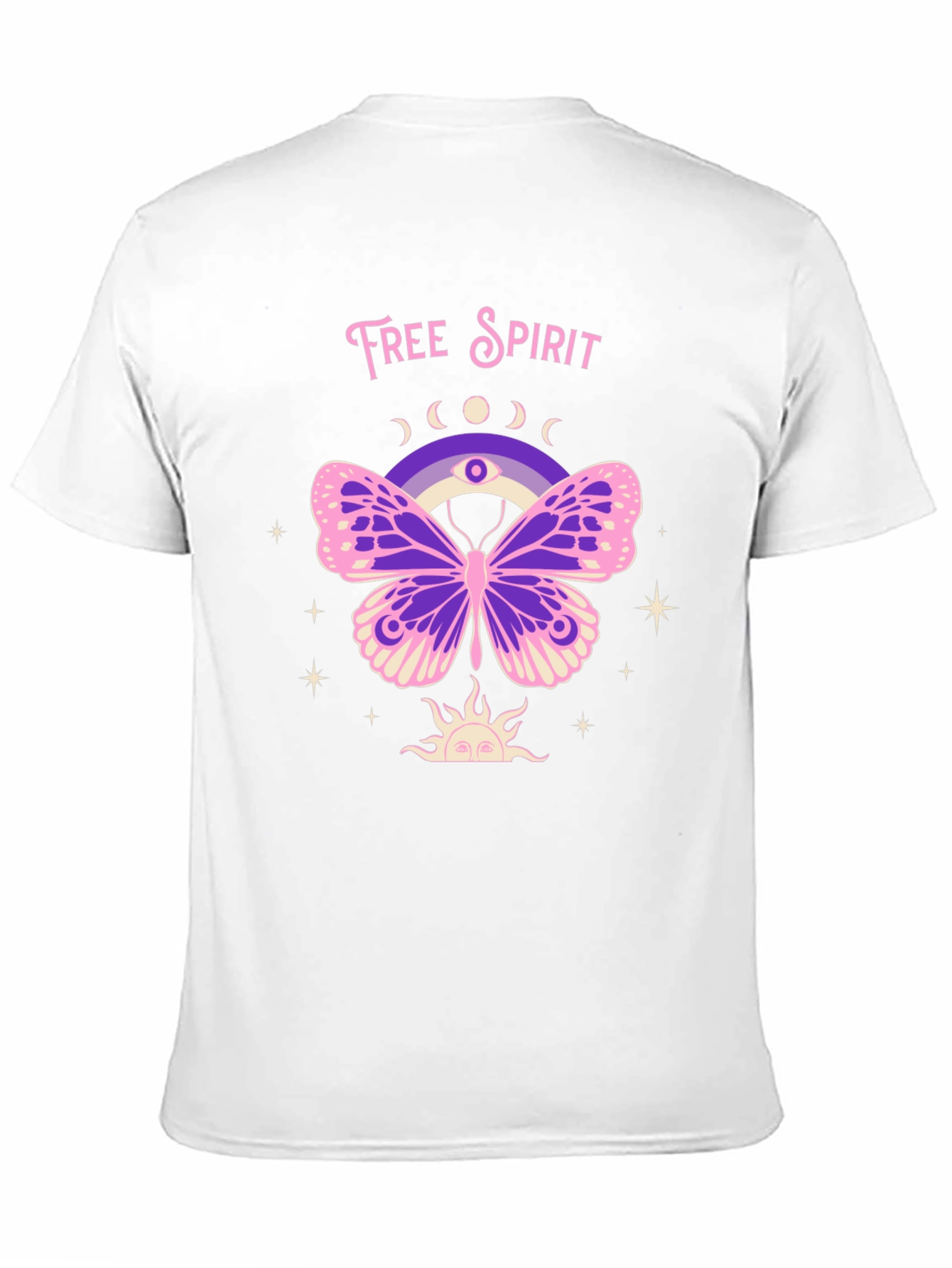 Black Free Spirit Butterfly Graphic Tee view 11