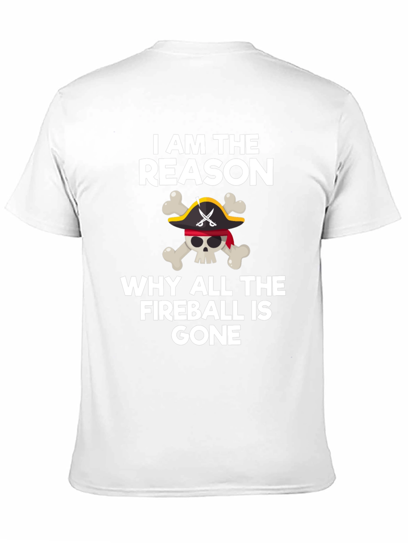 Black Fireball Gone Skull T-Shirt view 11