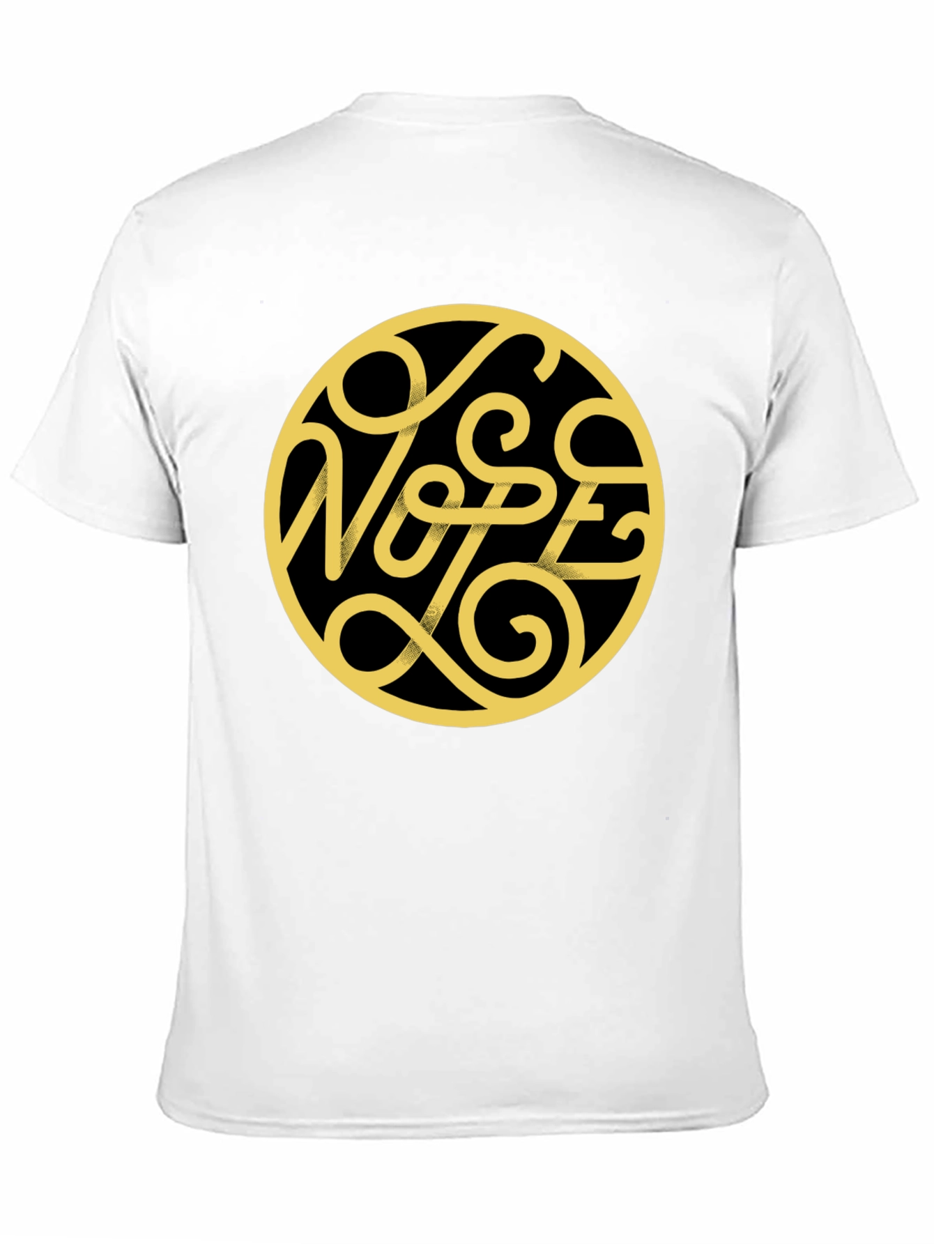Black Nope Graphic Print Black T-Shirt view 11