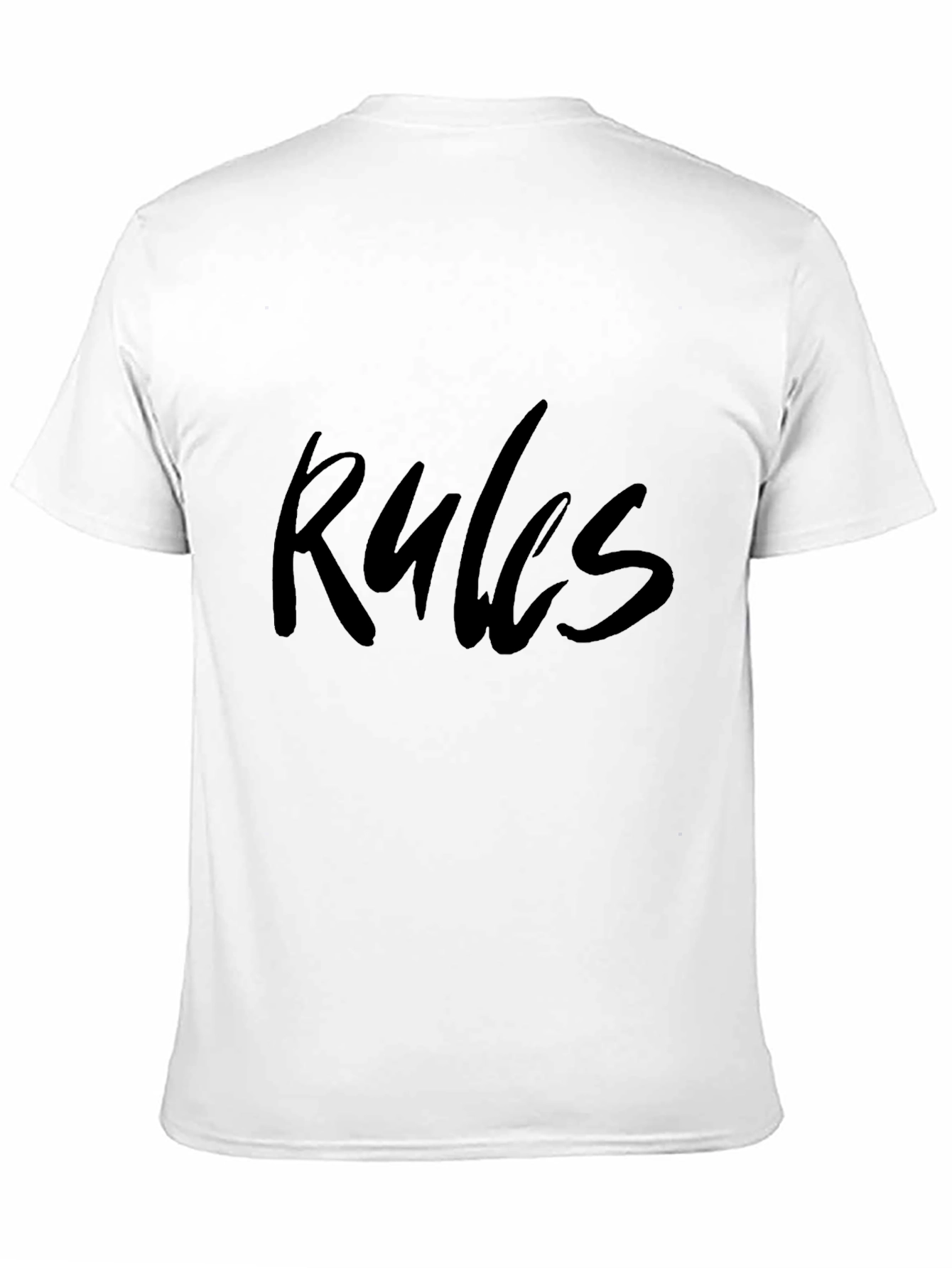 Black Rules T-Shirt - Men's Black Graphic Tee view 11