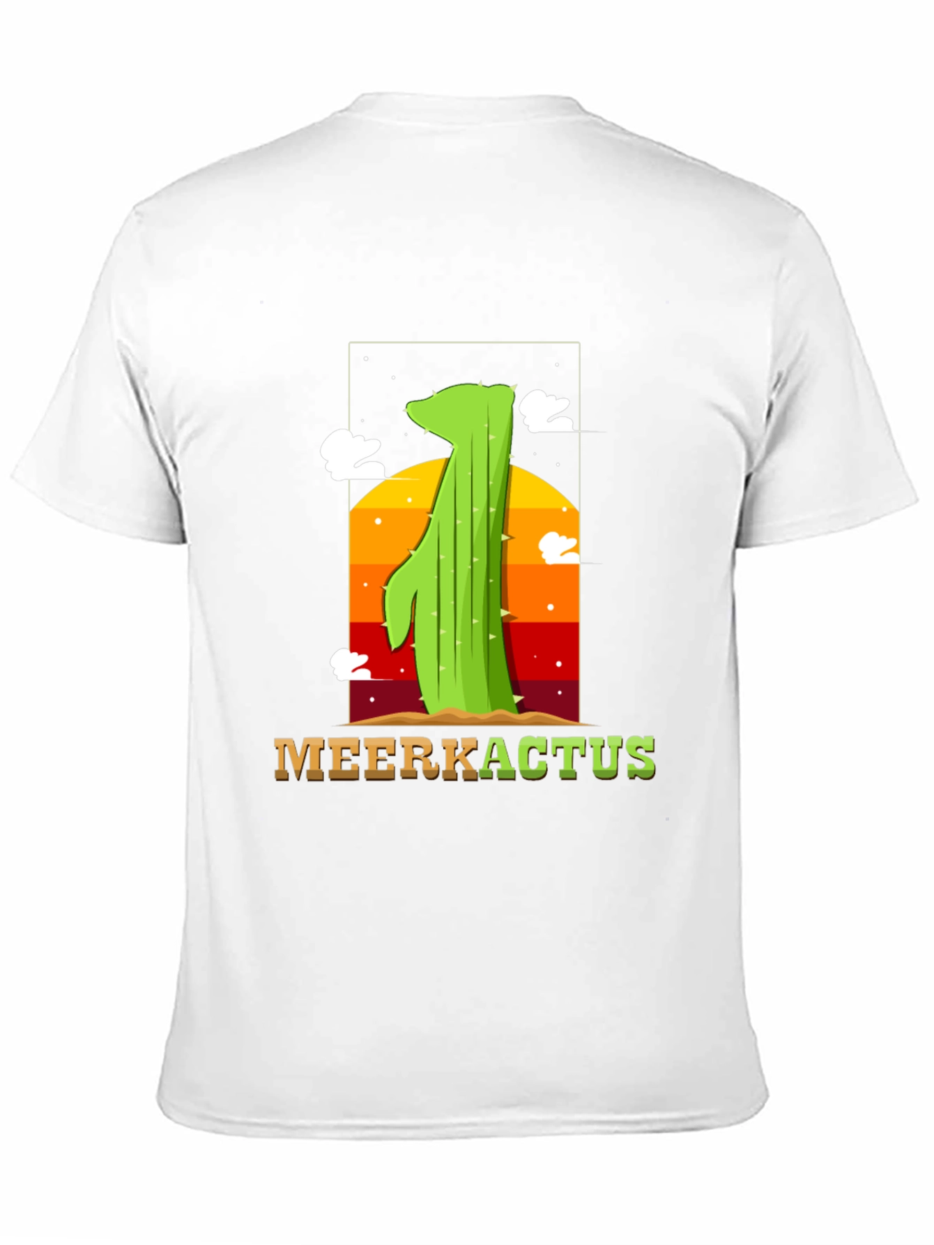 Black MeerKactus Graphic Tee - Desert Sunset Style view 11
