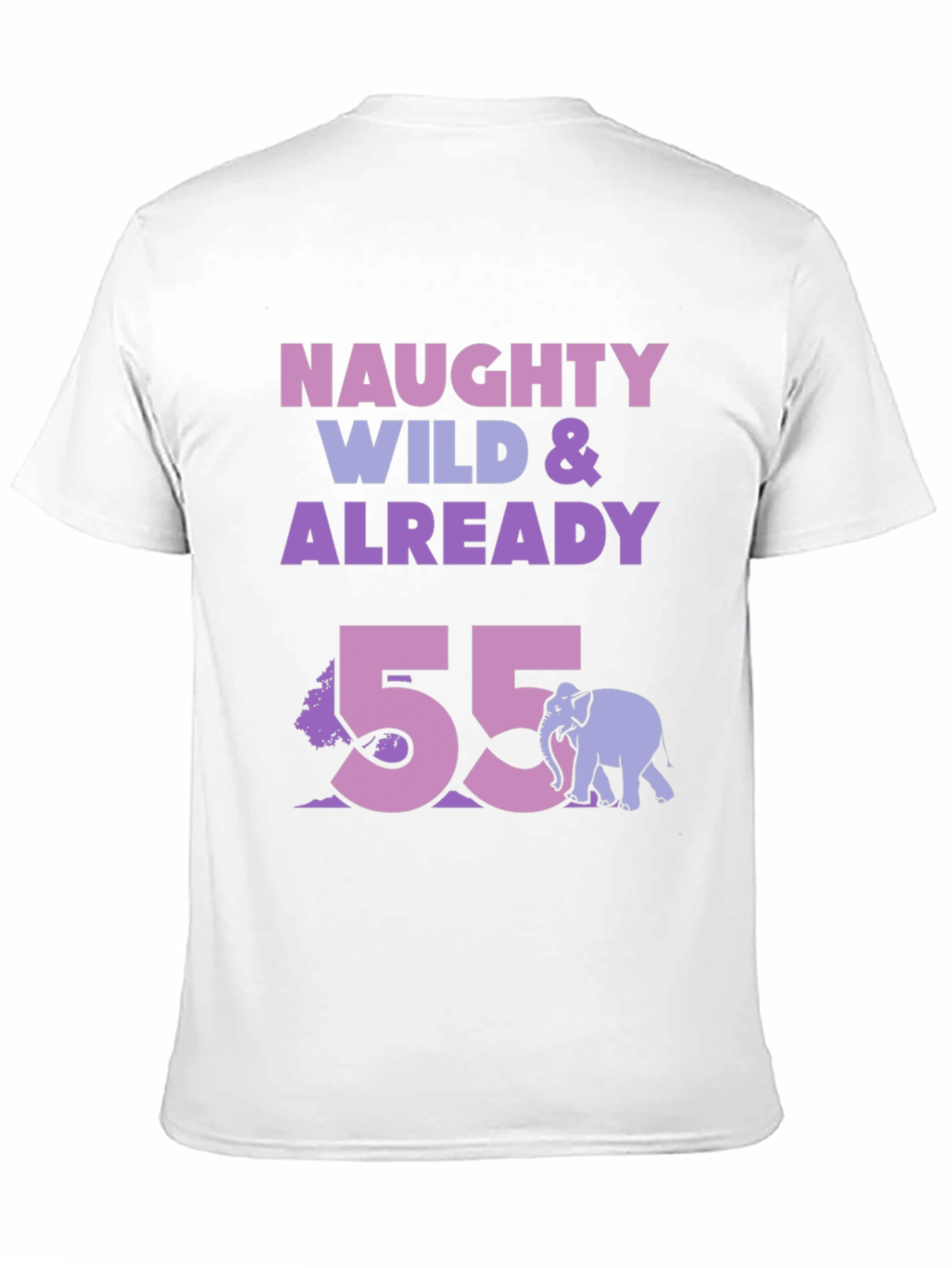 Black Naughty Wild & Already 55 T-Shirt view 11